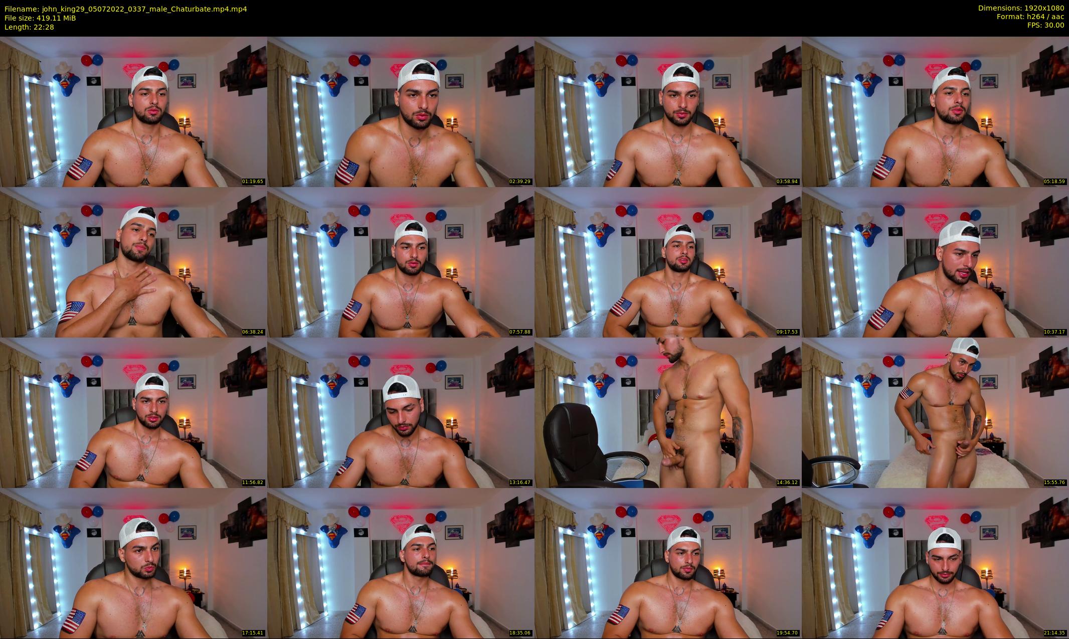 john_king29 — 23 minute Chaturbate male cam show recording, 1080p, Jul 5, 2022