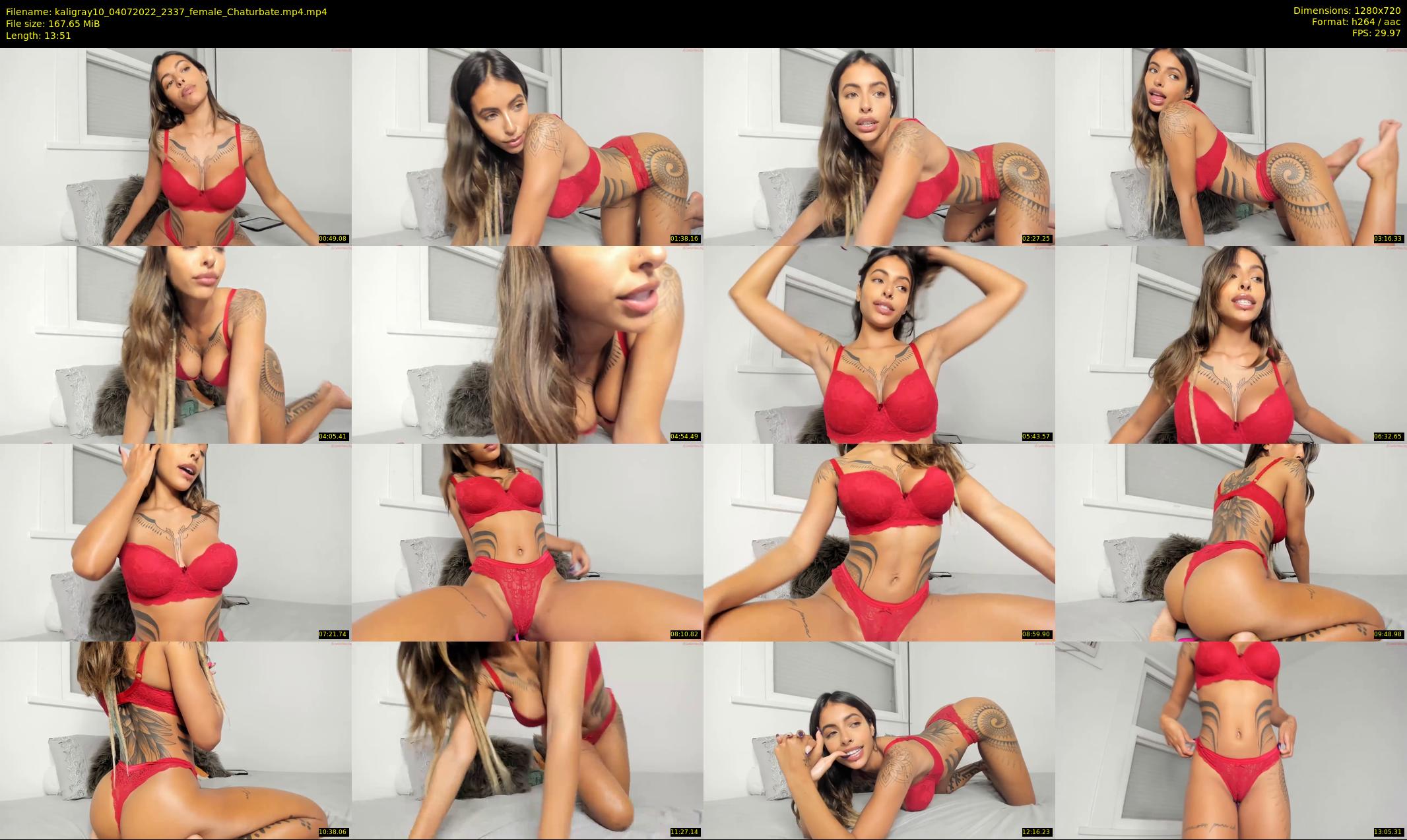 kaligray10 — 14 minute Chaturbate female cam show recording, 720p, Jul 4, 2022