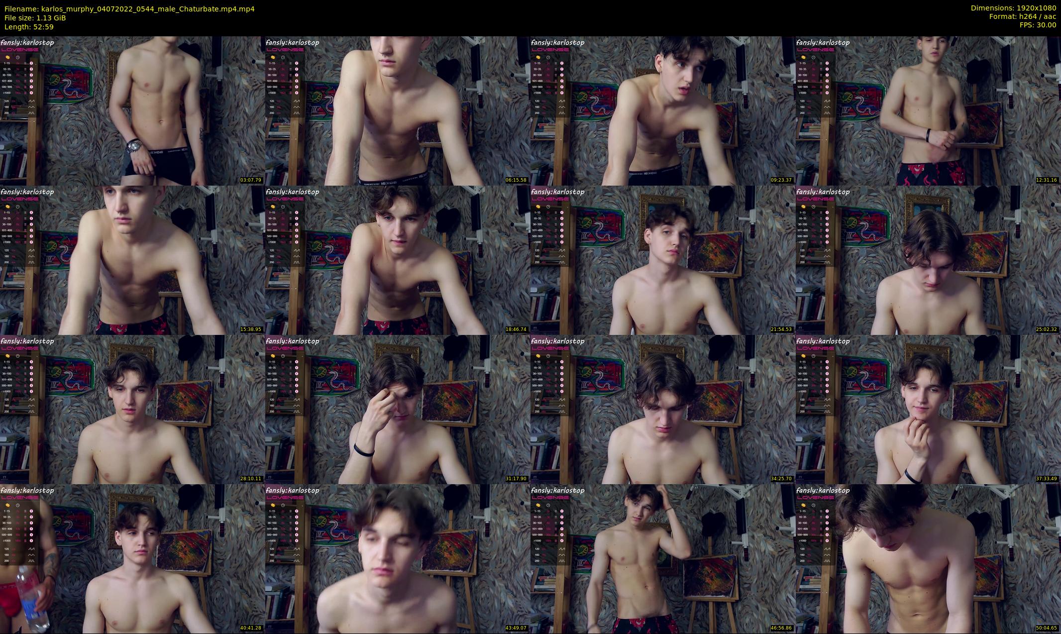 karlos_murphy — 53 minute Chaturbate male cam show recording, 1080p, Jul 4, 2022