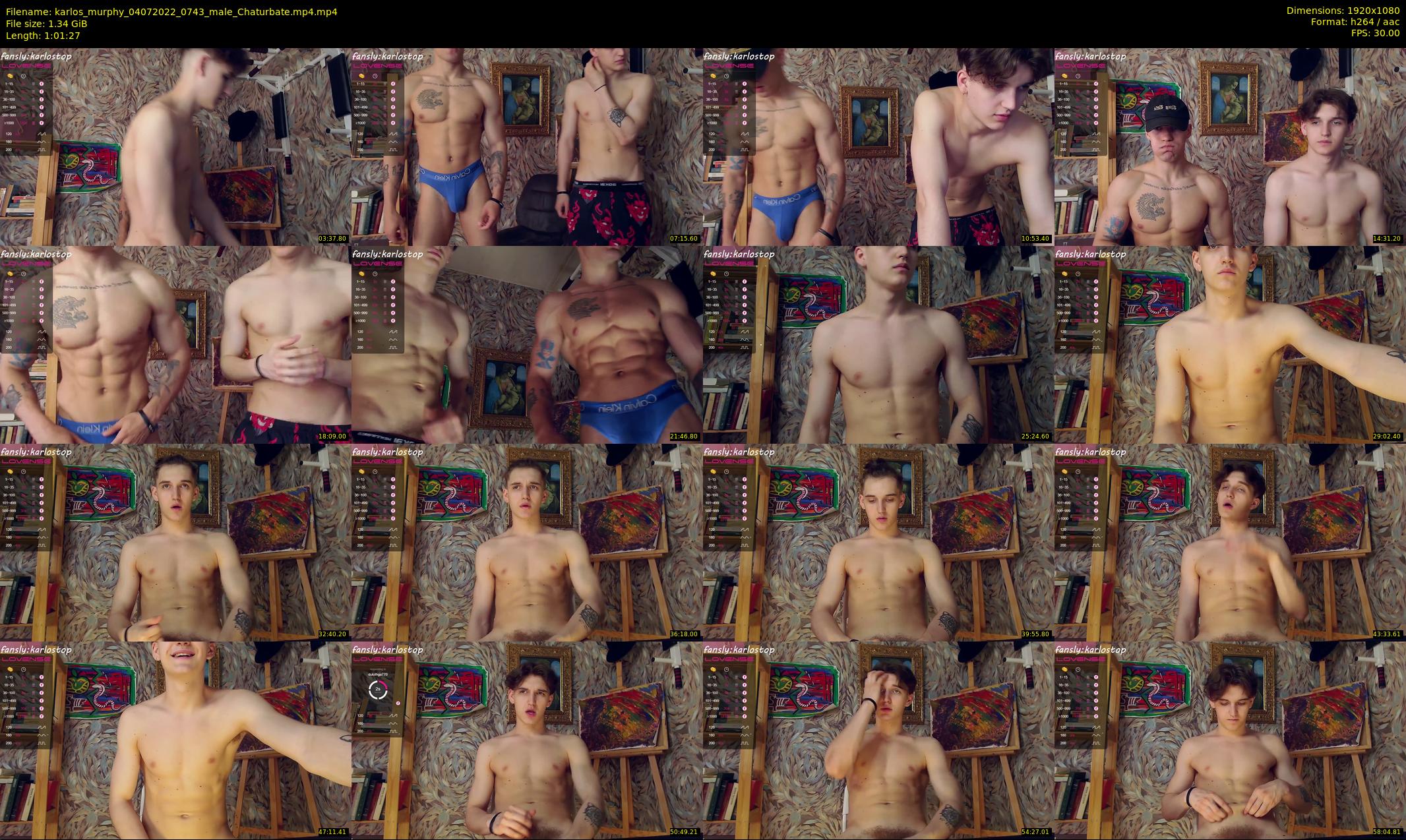 karlos_murphy — 62 minute Chaturbate male cam show recording, 1080p, Jul 4, 2022