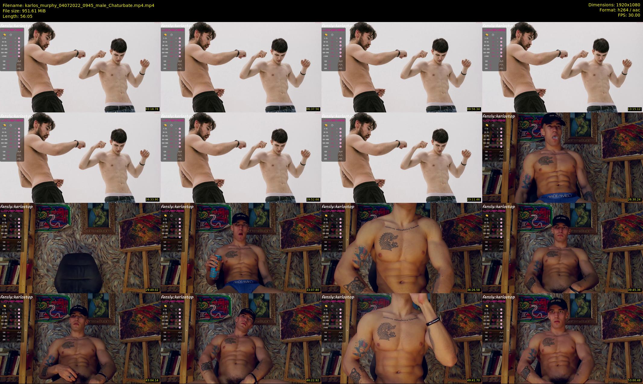 karlos_murphy — 57 minute Chaturbate male cam show recording, 1080p, Jul 4, 2022