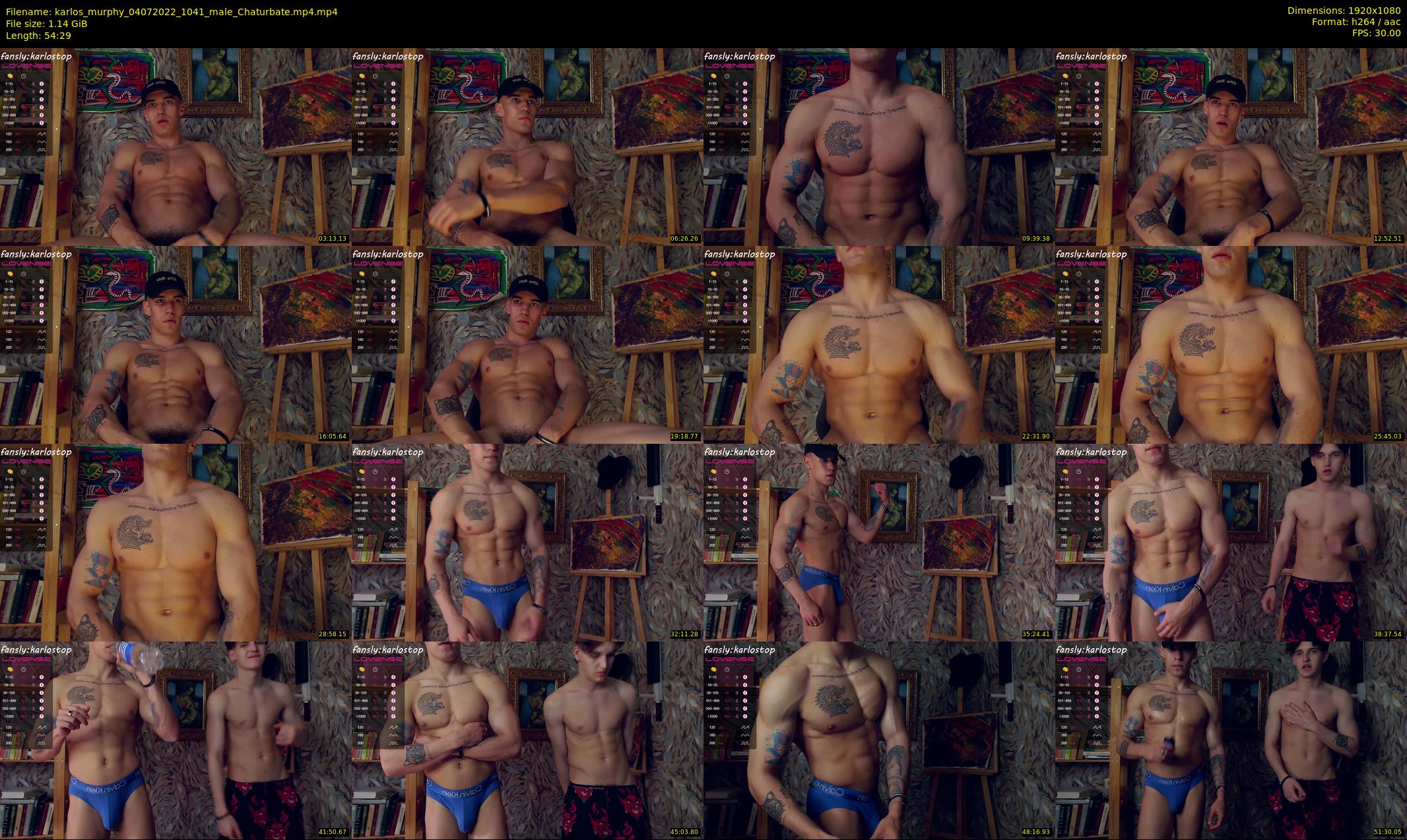 karlos_murphy — 55 minute Chaturbate male cam show recording, 1080p, Jul 4, 2022