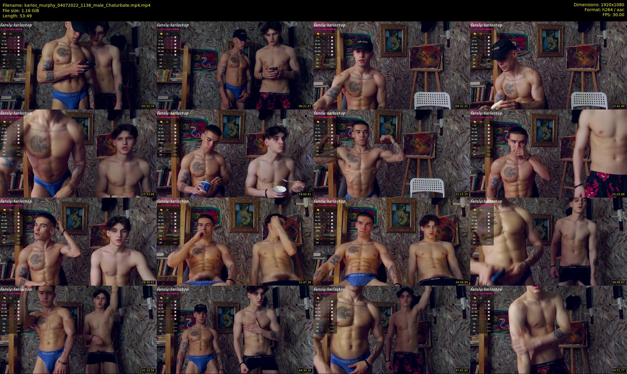 karlos_murphy — 54 minute Chaturbate male cam show recording, 1080p, Jul 4, 2022