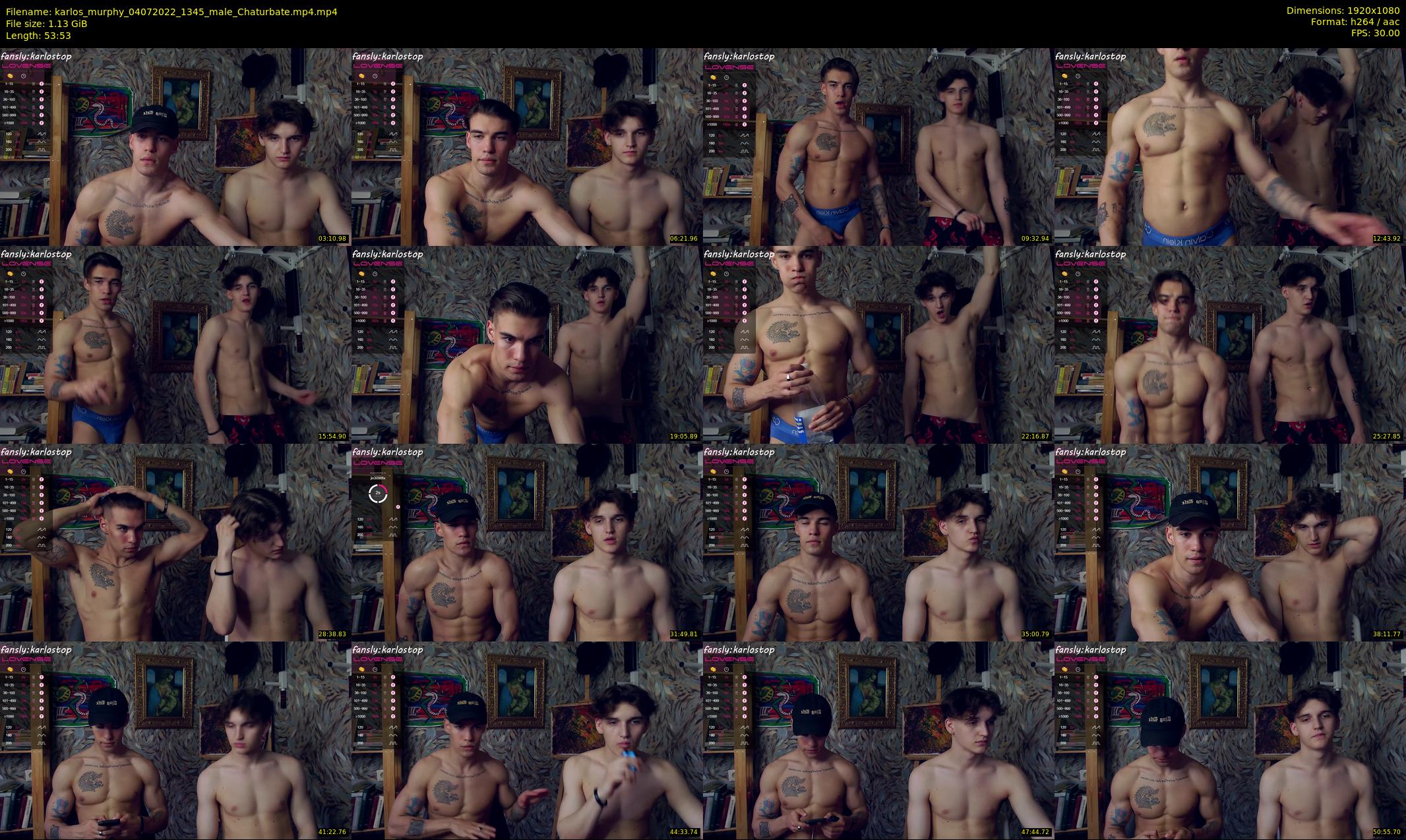 karlos_murphy — 54 minute Chaturbate male cam show recording, 1080p, Jul 4, 2022
