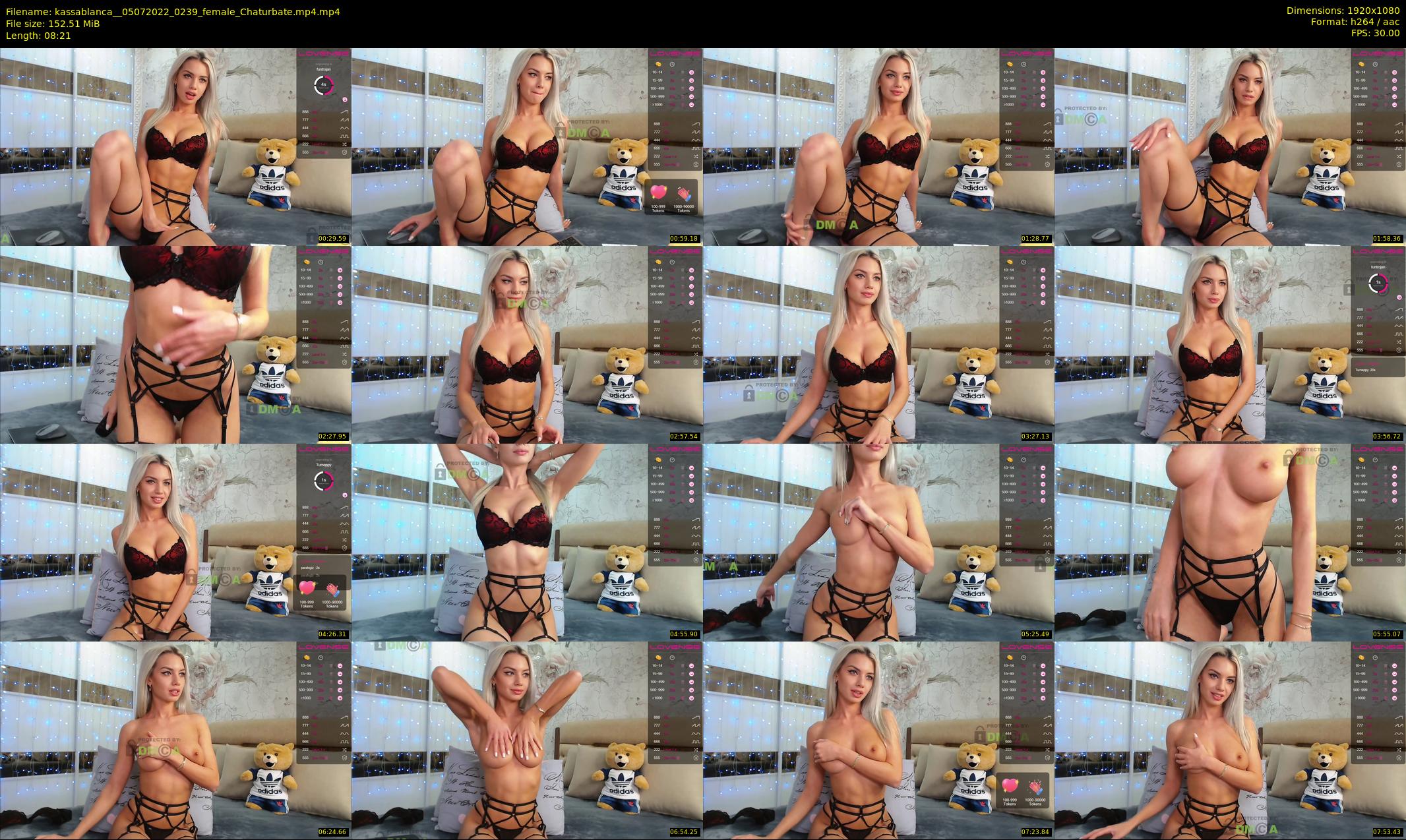 kassablanca_ — 9 minute Chaturbate female cam show recording, 1080p, Jul 5, 2022