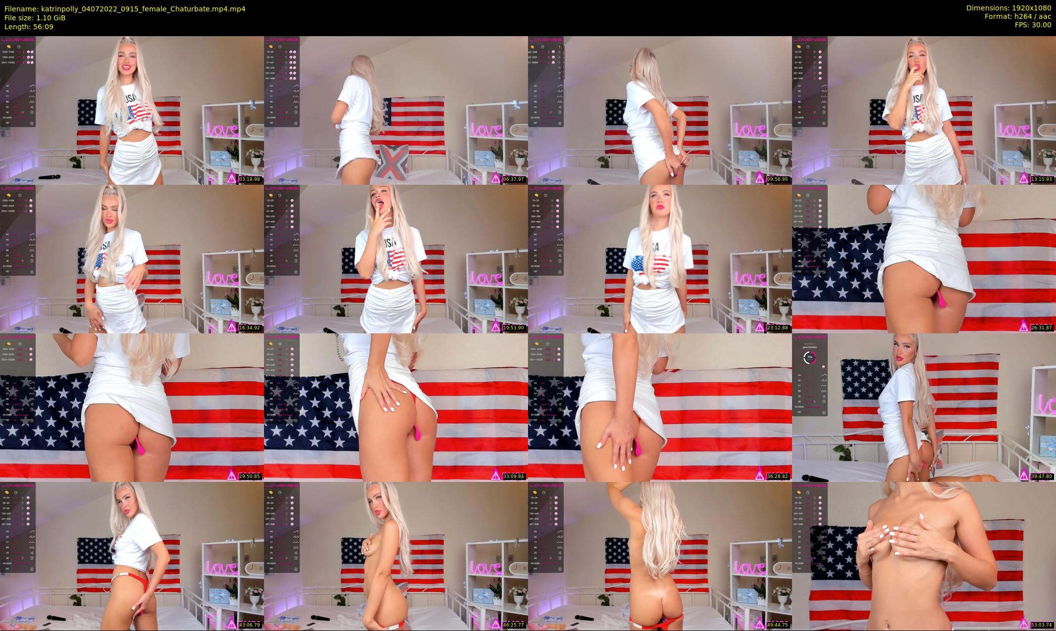 katrinpolly — 57 minute Chaturbate couple cam show recording, 1080p, Jul 4, 2022