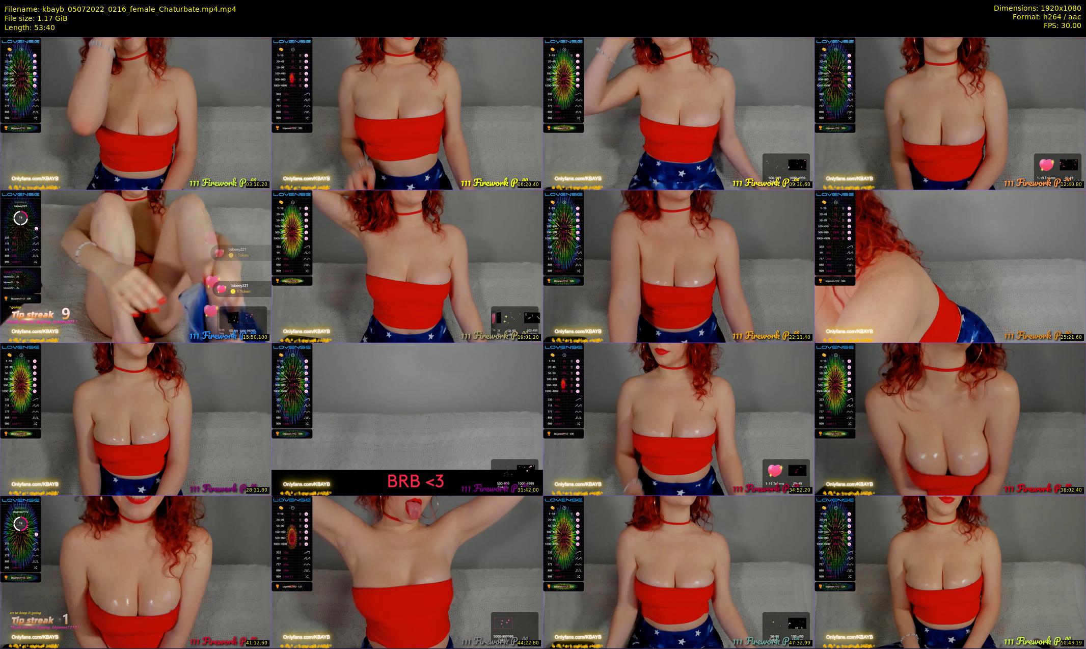 kbayb — 54 minute Chaturbate female cam show recording, 1080p, Jul 5, 2022