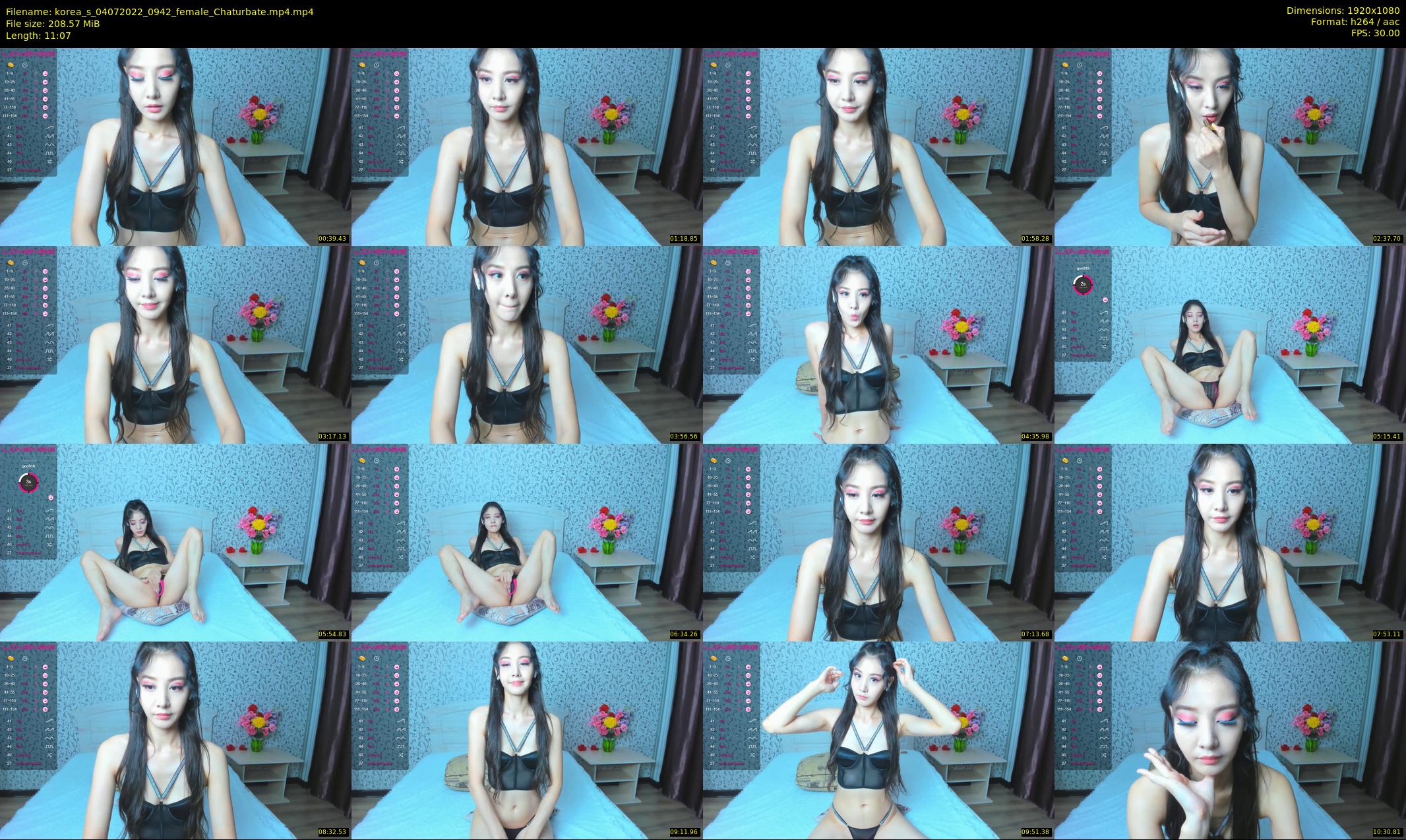 korea_s — 12 minute Chaturbate female cam show recording, 1080p, Jul 4, 2022
