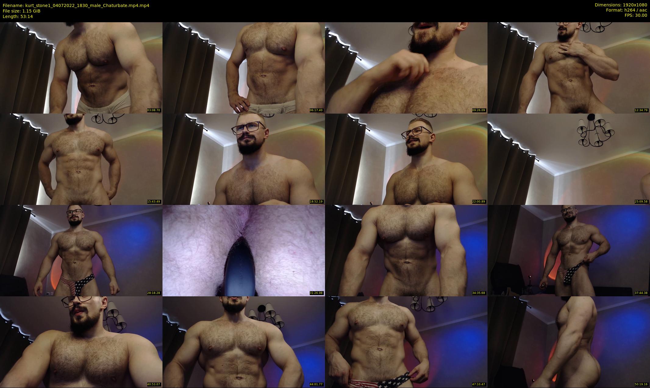 kurt_stone1 — 54 minute Chaturbate male cam show recording, 1080p, Jul 4, 2022
