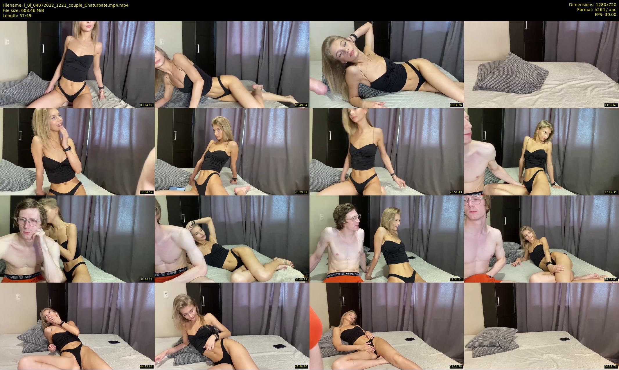 l_0l — 58 minute Chaturbate couple cam show recording, 720p, Jul 4, 2022