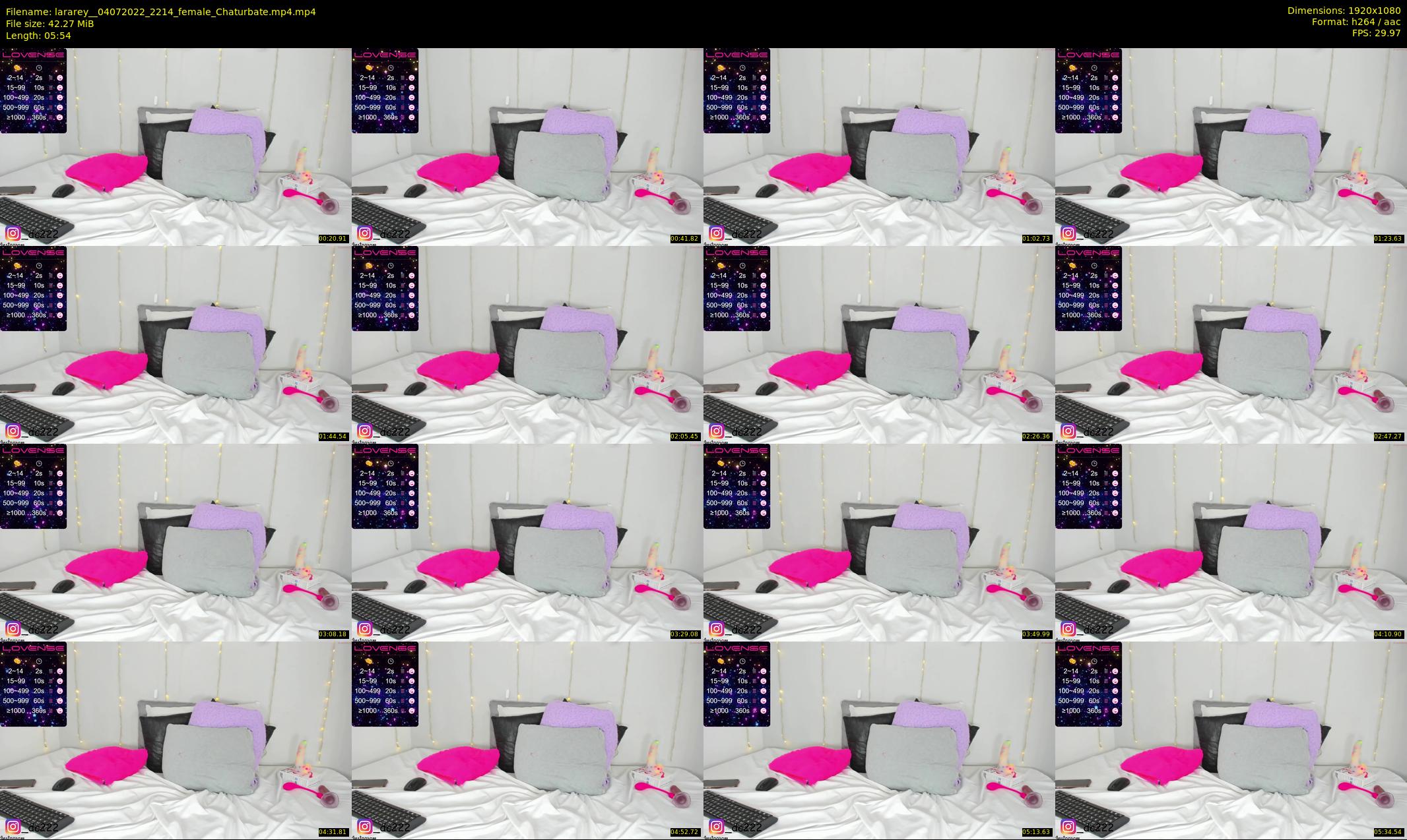 lararey_ — 6 minute Chaturbate female cam show recording, 1080p, Jul 4, 2022