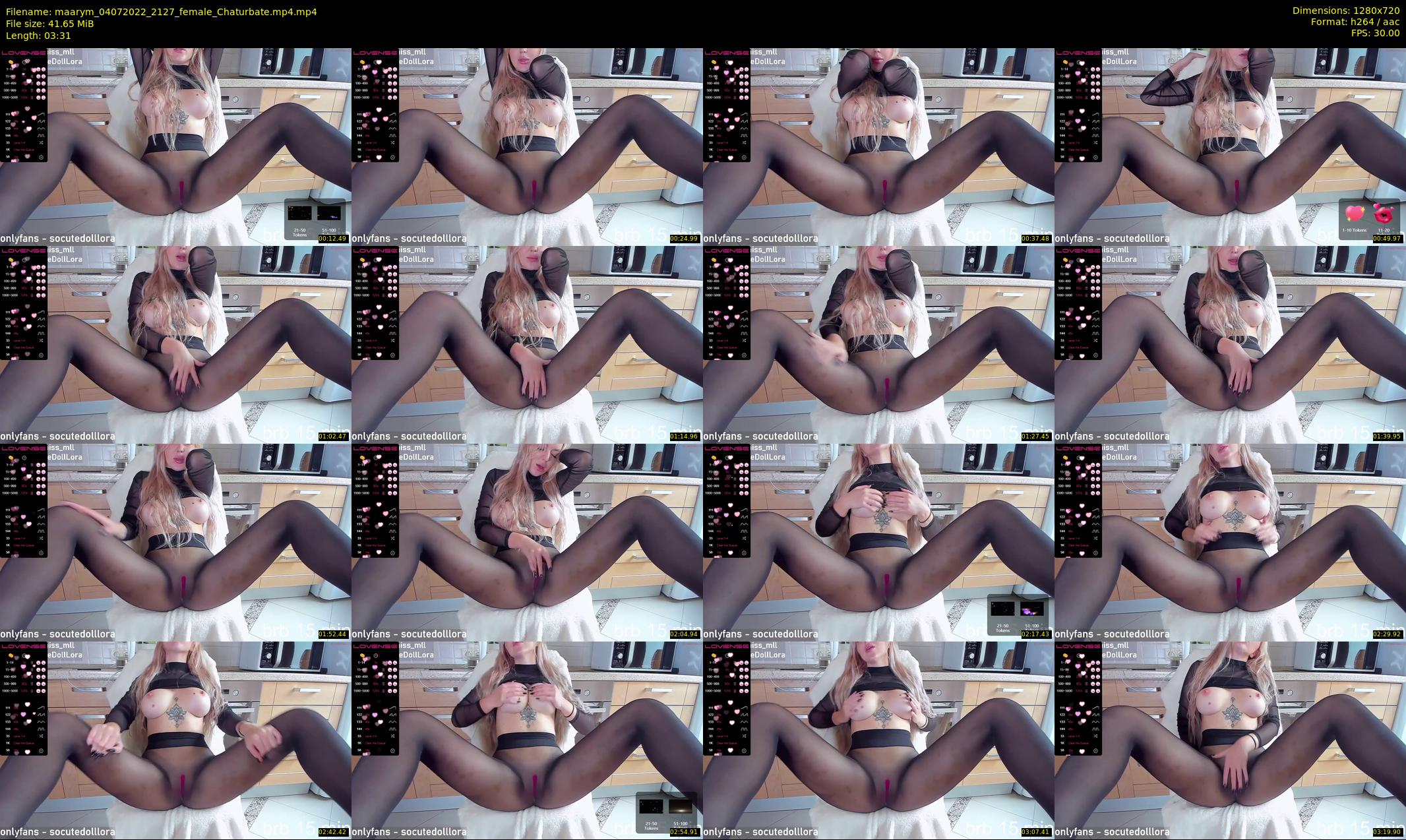 maarym — 4 minute Chaturbate couple cam show recording, 720p, Jul 4, 2022