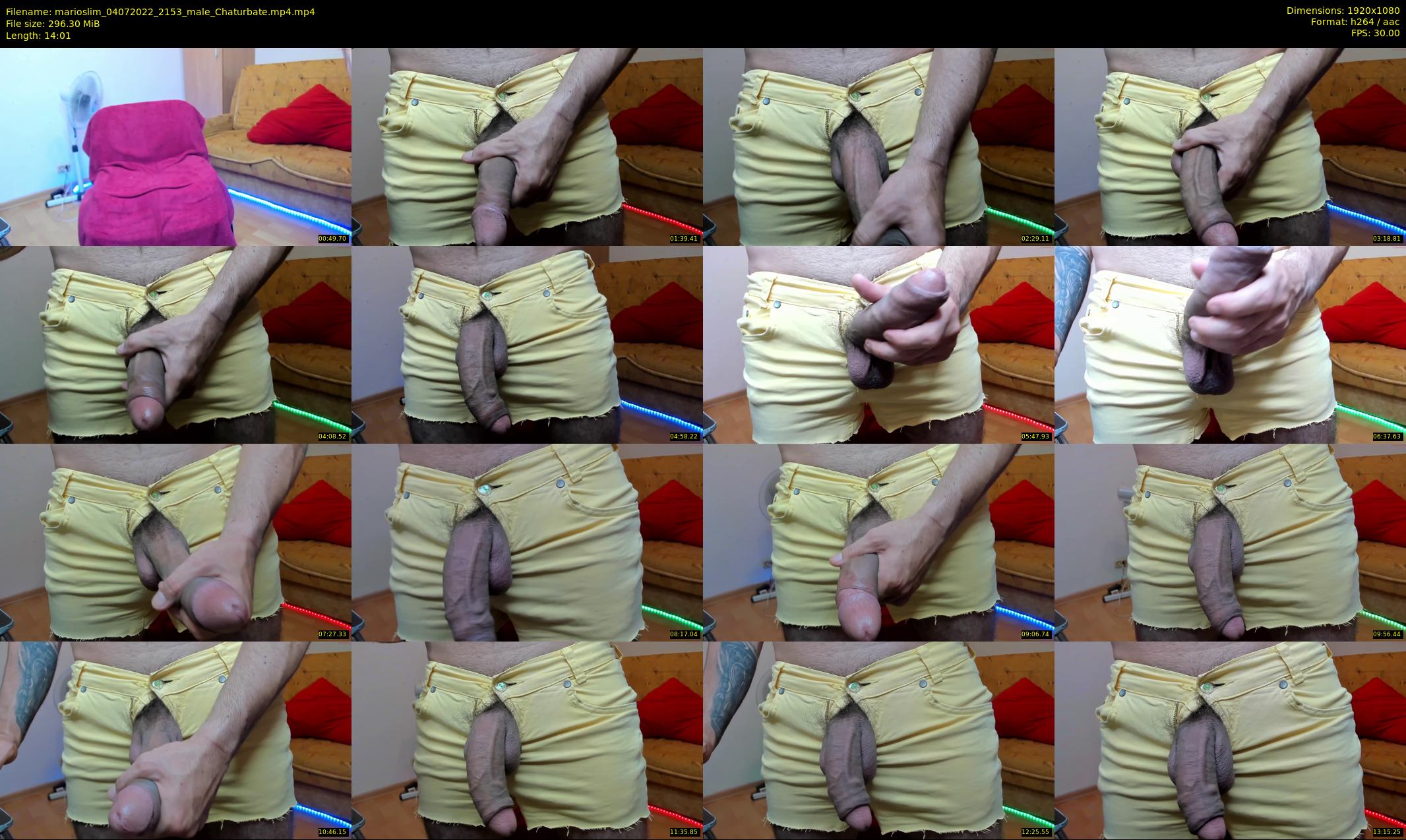 marioslim — 15 minute Chaturbate male cam show recording, 1080p, Jul 4, 2022