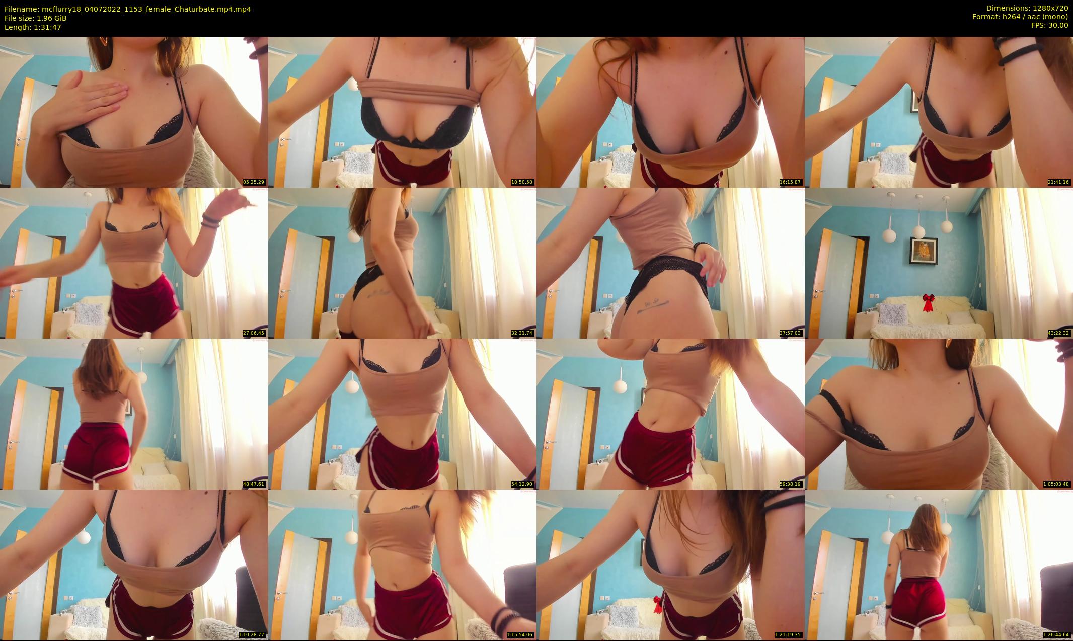 mcflurry18 — 92 minute Chaturbate female cam show recording, 720p, Jul 4, 2022