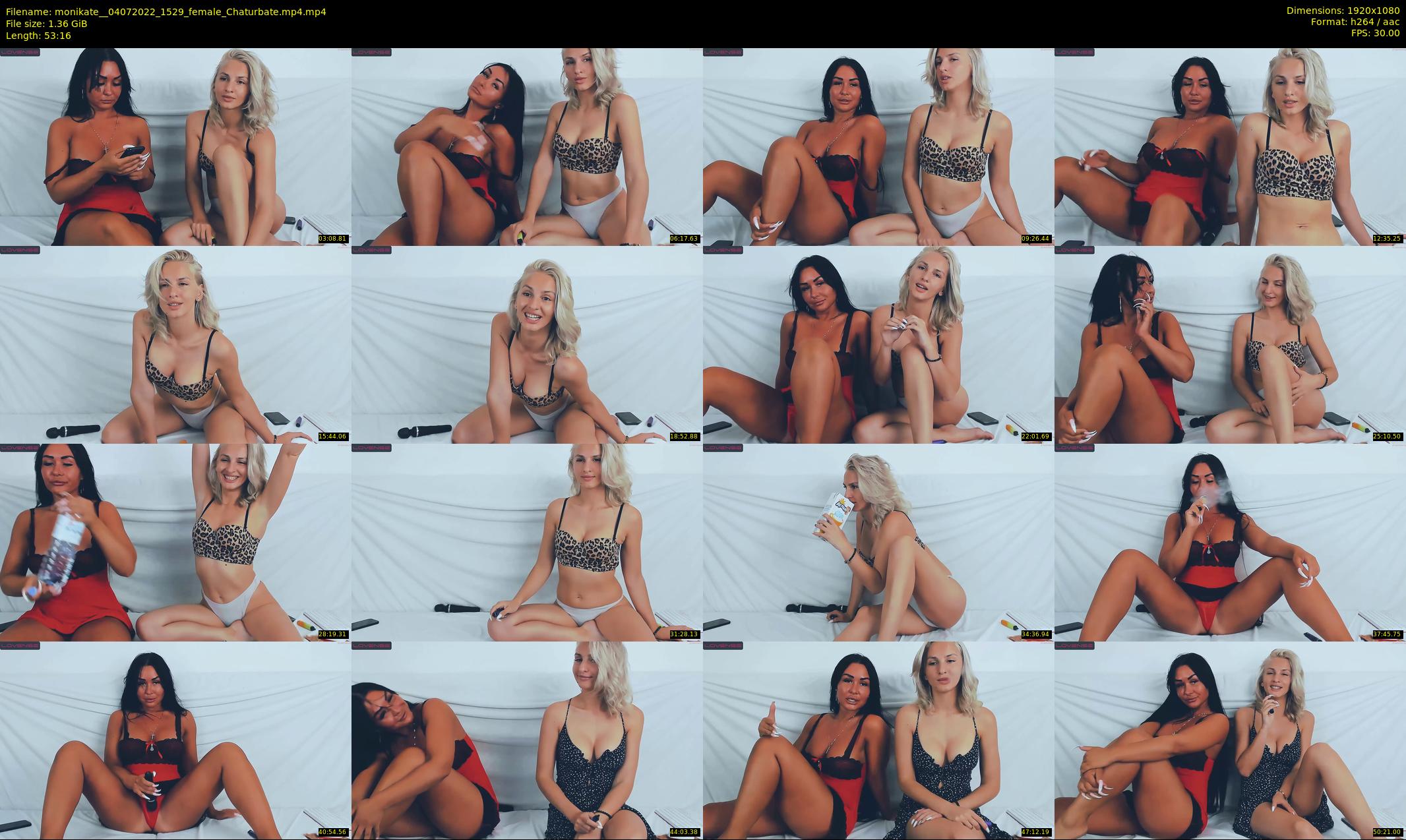 monikate_ — 54 minute Chaturbate couple cam show recording, 1080p, Jul 4, 2022