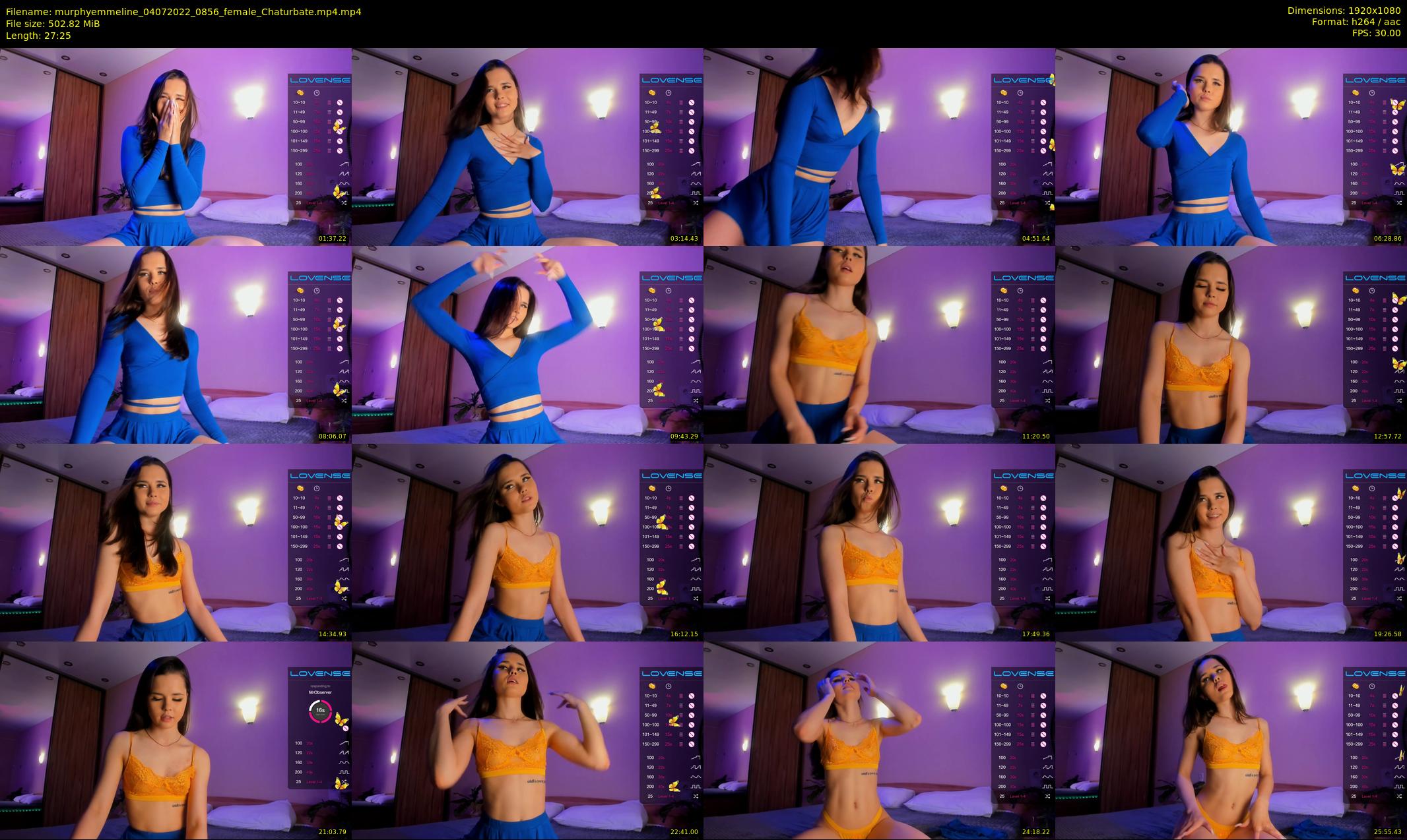 murphyemmeline — 28 minute Chaturbate female cam show recording, 1080p, Jul 4, 2022