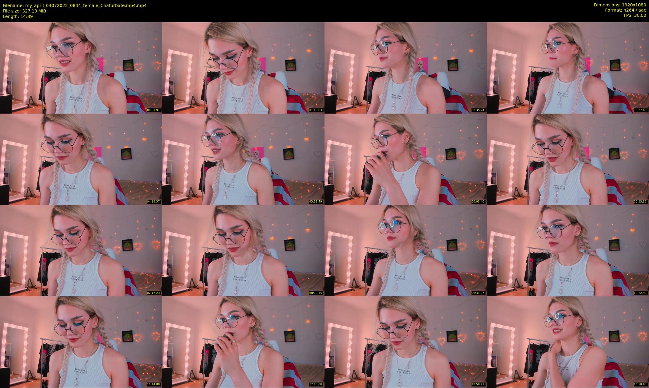 my_april — 15 minute Chaturbate female cam show recording, 1080p, Jul 4, 2022