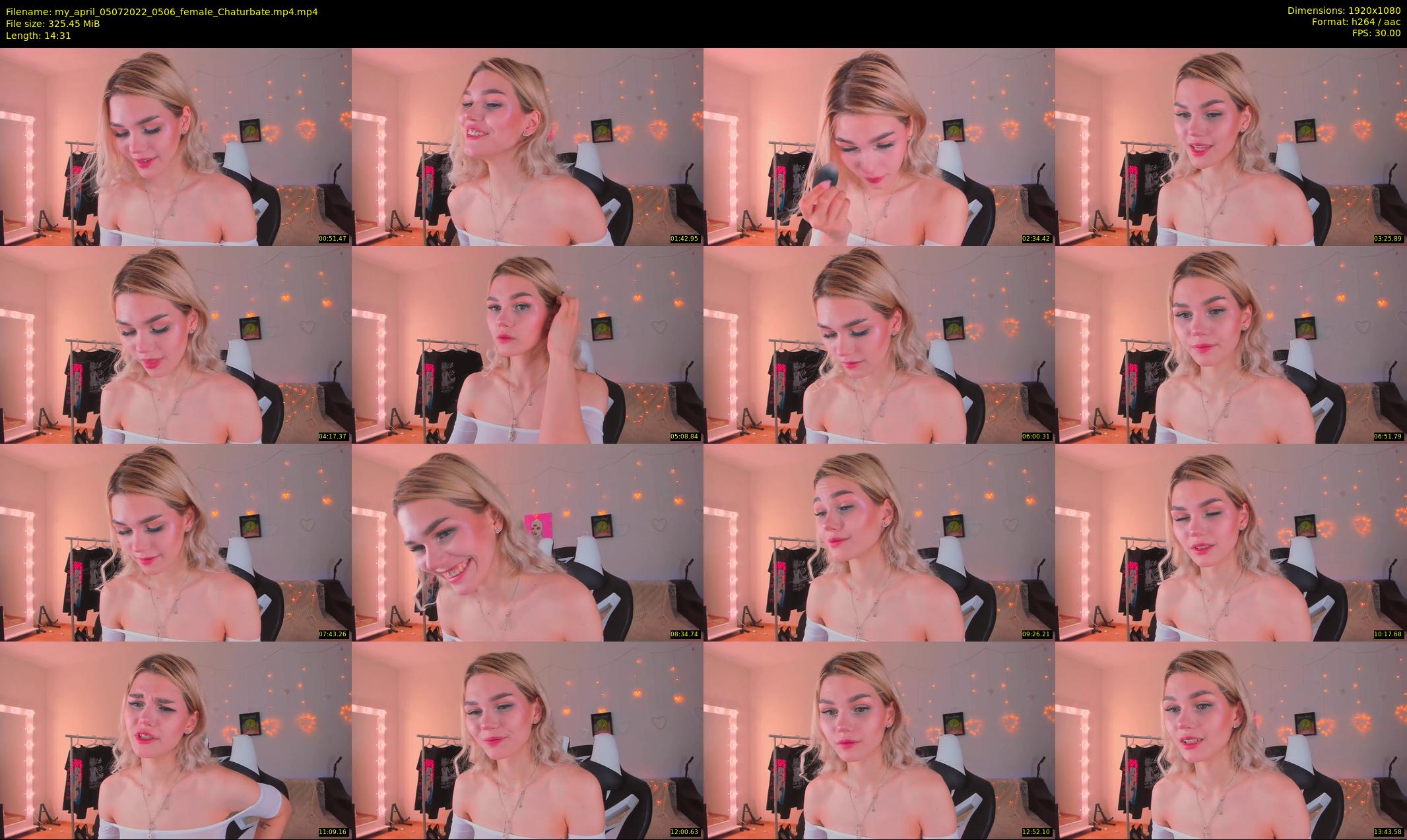 my_april — 15 minute Chaturbate female cam show recording, 1080p, Jul 5, 2022