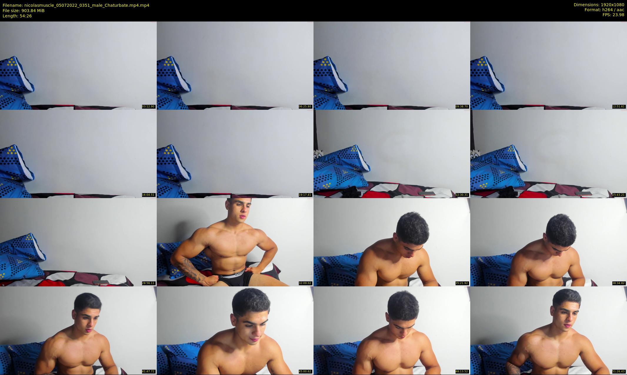 nicolasmuscle — 55 minute Chaturbate male cam show recording, 1080p, Jul 5, 2022