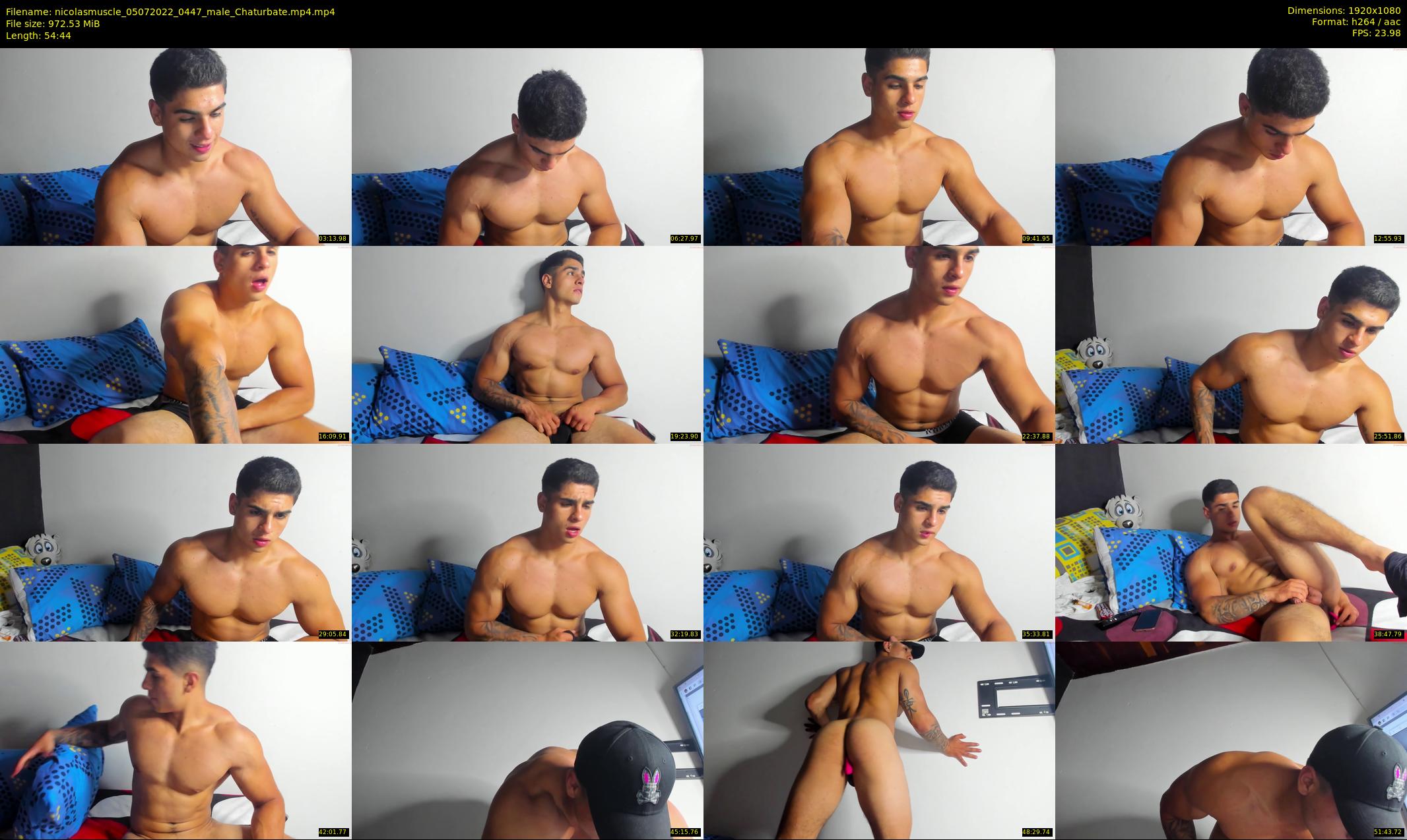 nicolasmuscle — 55 minute Chaturbate male cam show recording, 1080p, Jul 5, 2022