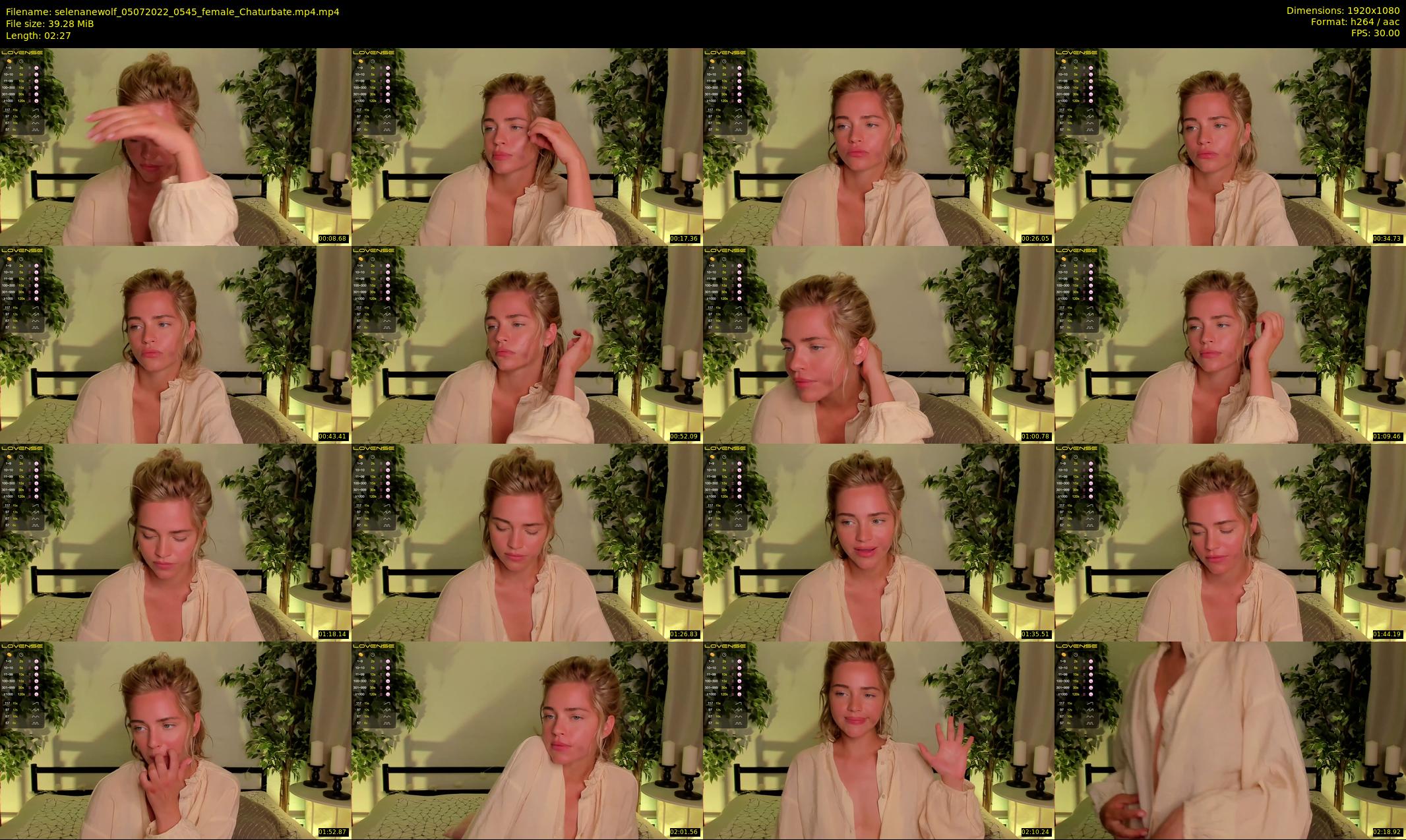 selenanewolf — 3 minute Chaturbate couple cam show recording, 1080p, Jul 5, 2022