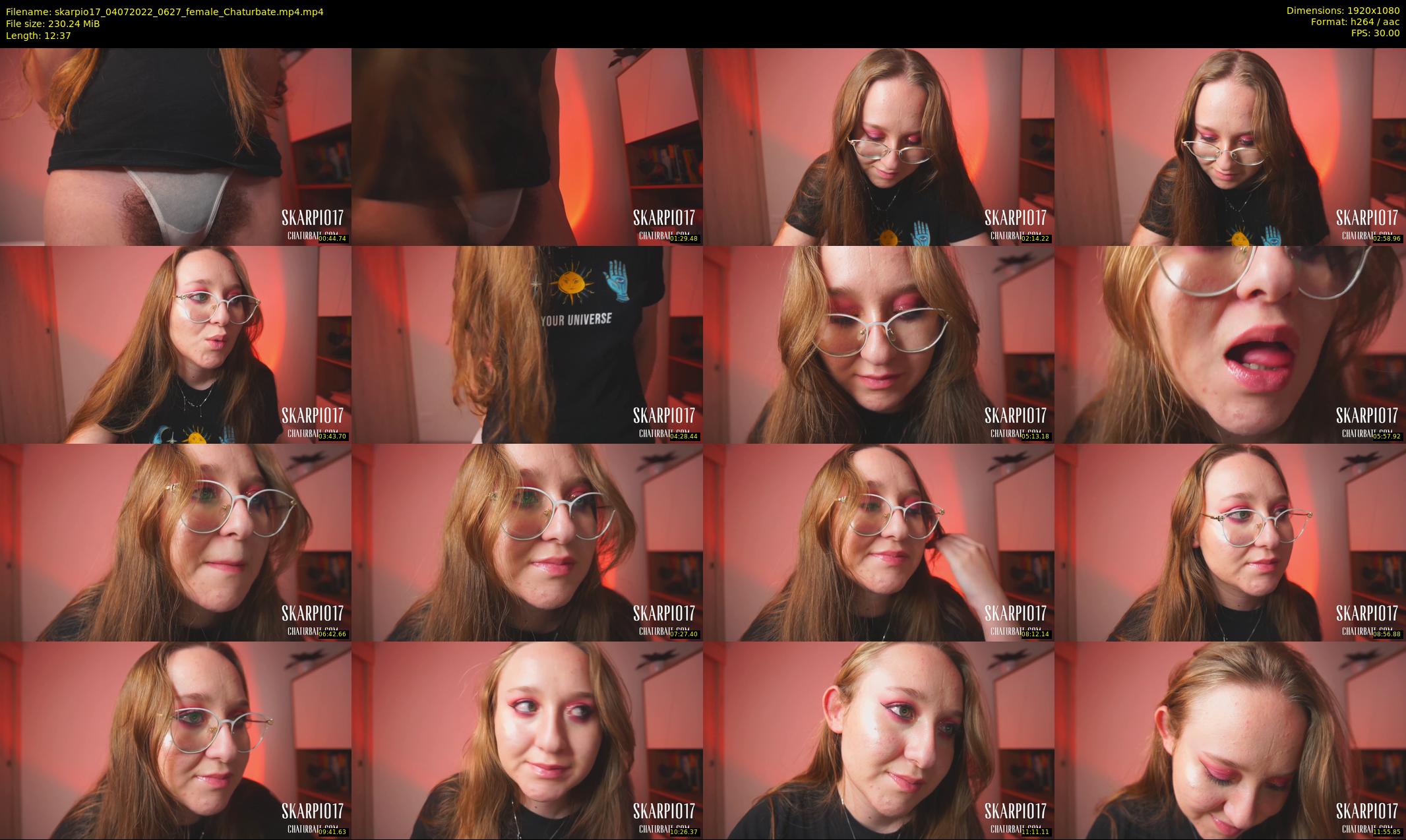 skarpio17 — 13 minute Chaturbate female cam show recording, 1080p, Jul 4, 2022