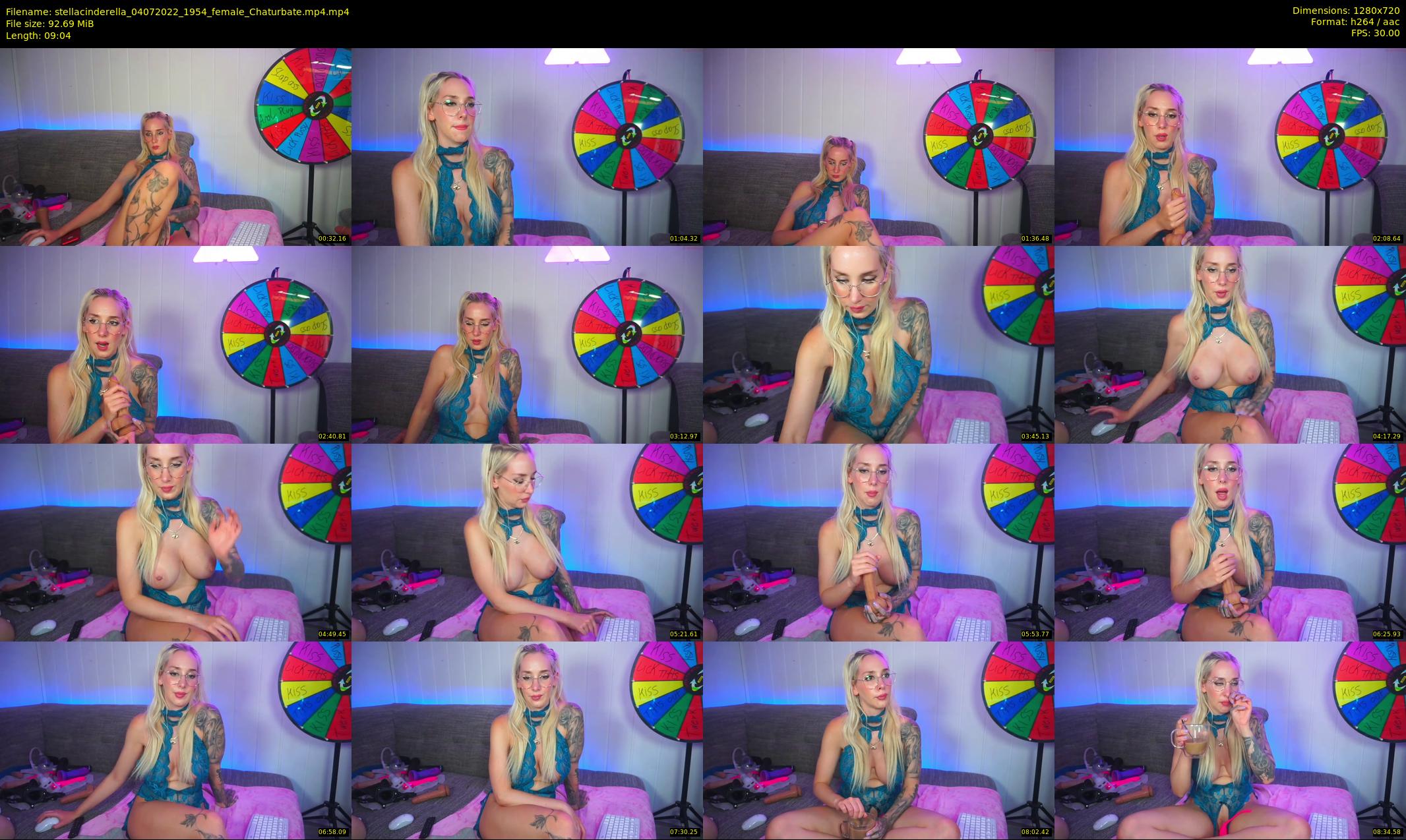 stellacinderella — 10 minute Chaturbate female cam show recording, 720p, Jul 4, 2022