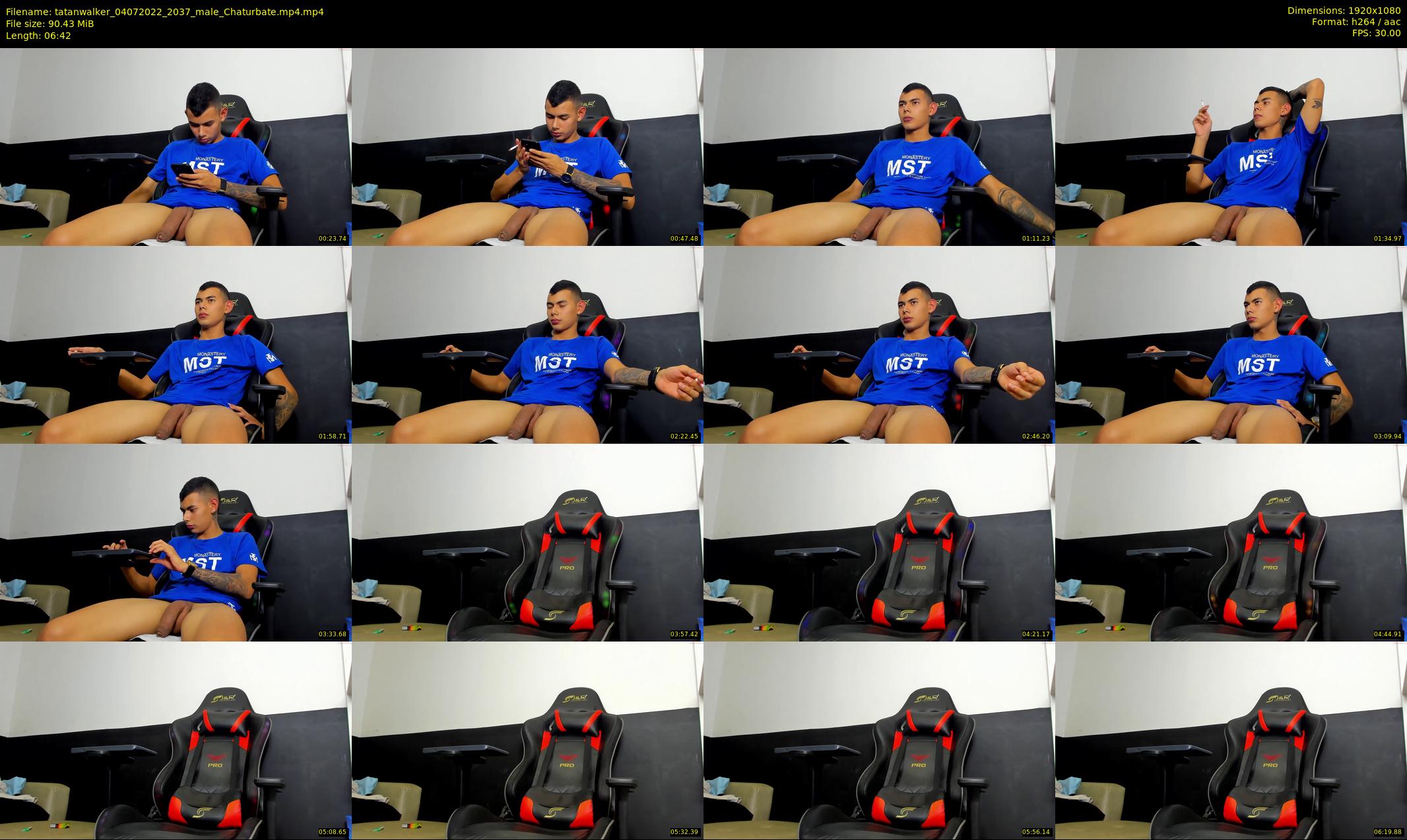 tatanwalker — 7 minute Chaturbate male cam show recording, 1080p, Jul 4, 2022