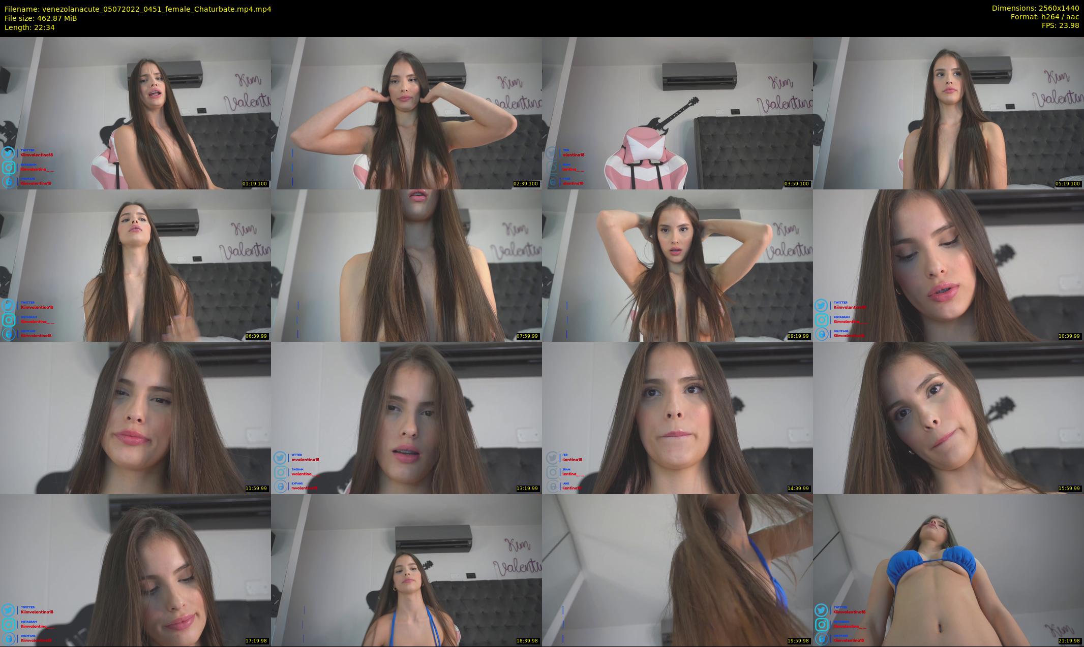 venezolanacute — 23 minute Chaturbate female cam show recording, 1080p, Jul 5, 2022