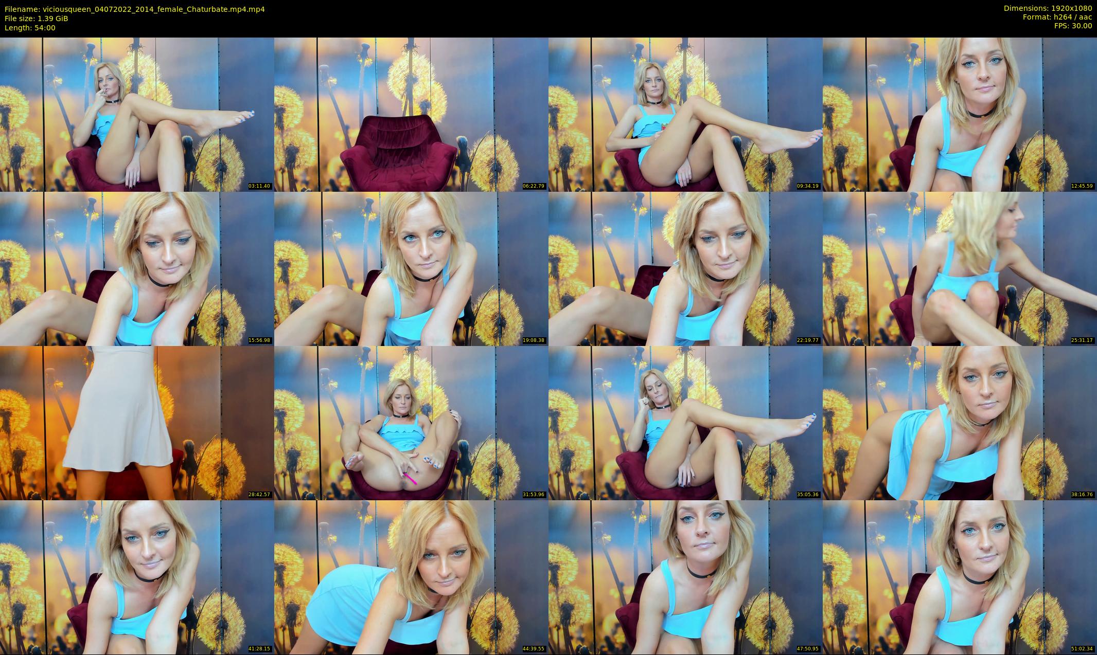 viciousqueen — 54 minute Chaturbate female cam show recording, 1080p, Jul 4, 2022