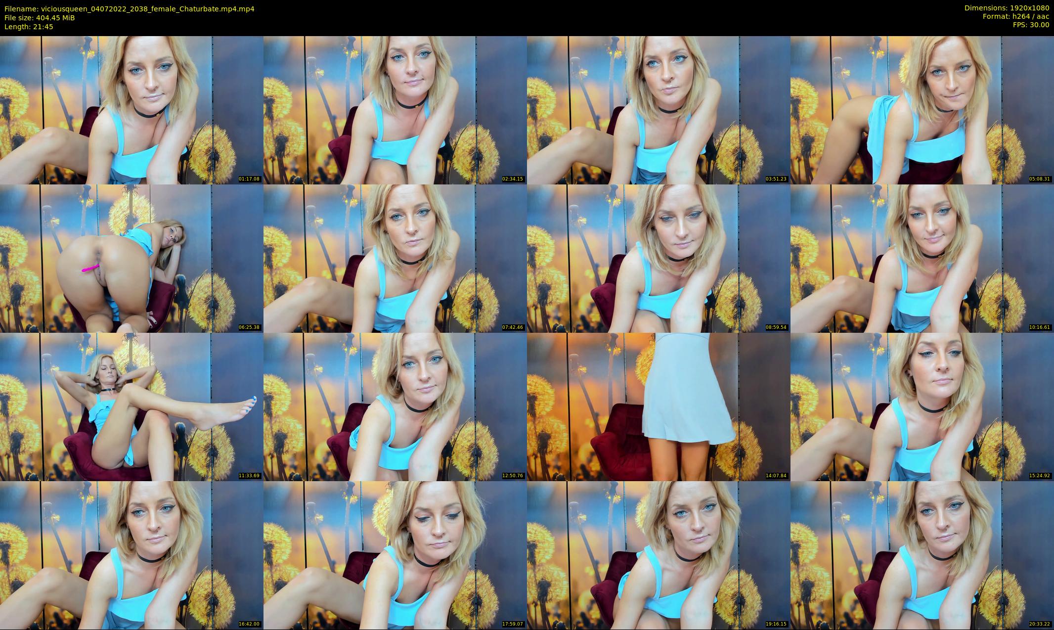 viciousqueen — 22 minute Chaturbate female cam show recording, 1080p, Jul 4, 2022