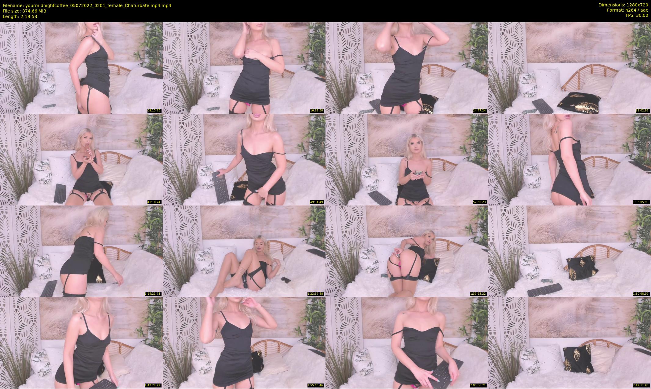 yourmidnightcoffee — 140 minute Chaturbate female cam show recording, 720p, Jul 5, 2022