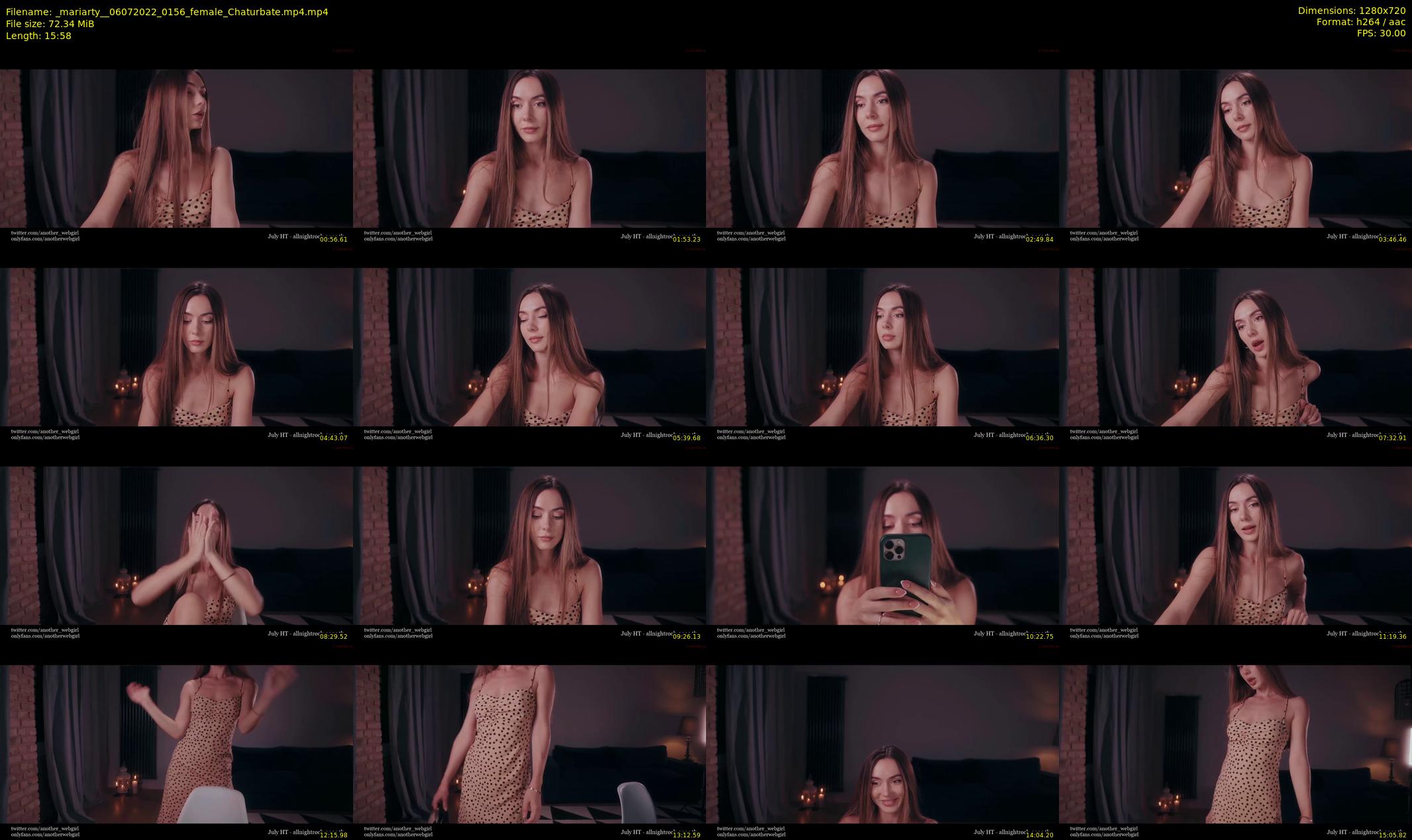 _mariarty_ — 16 minute Chaturbate female cam show recording, 720p, Jul 6, 2022