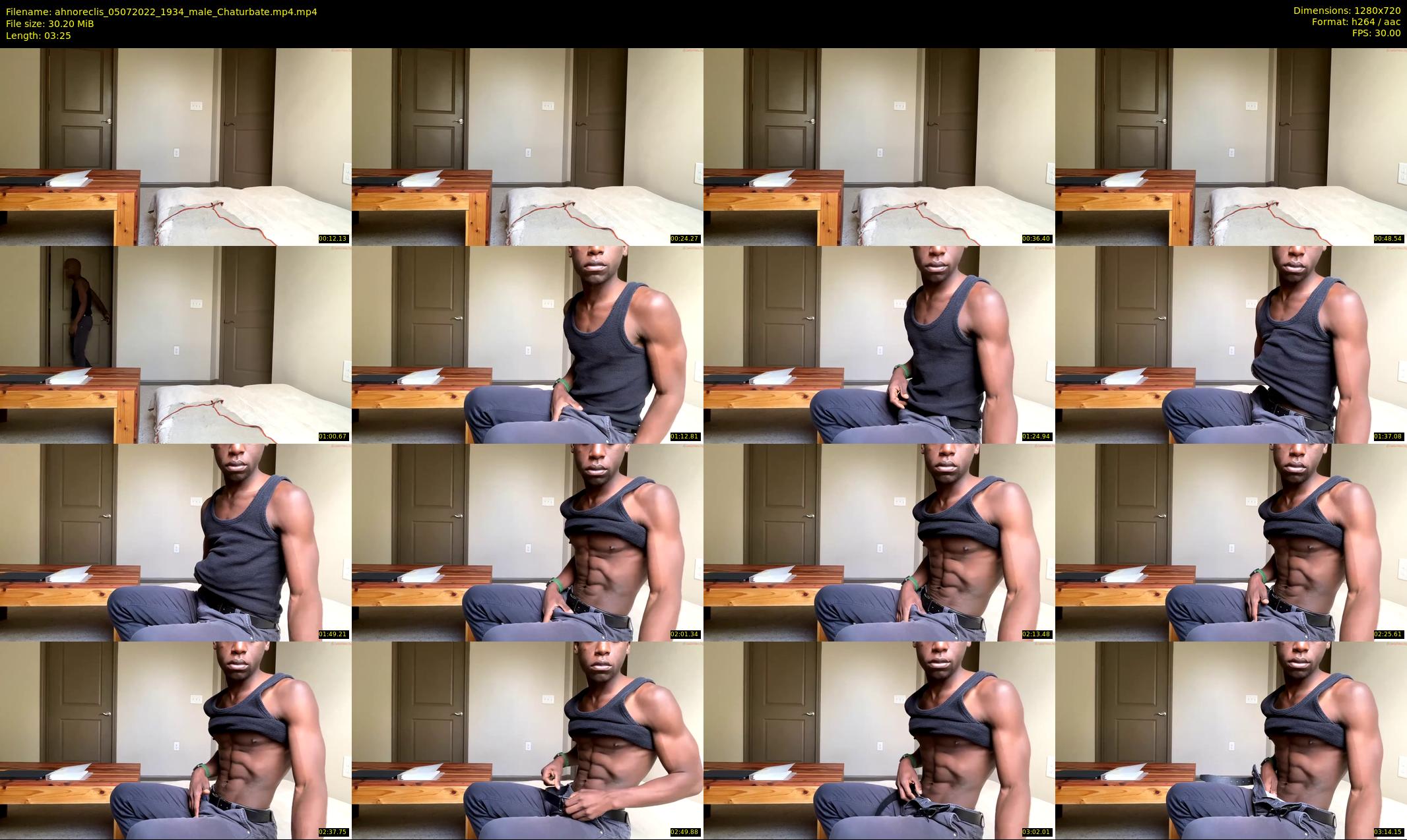 ahnoreclis — 4 minute Chaturbate male cam show recording, 720p, Jul 5, 2022
