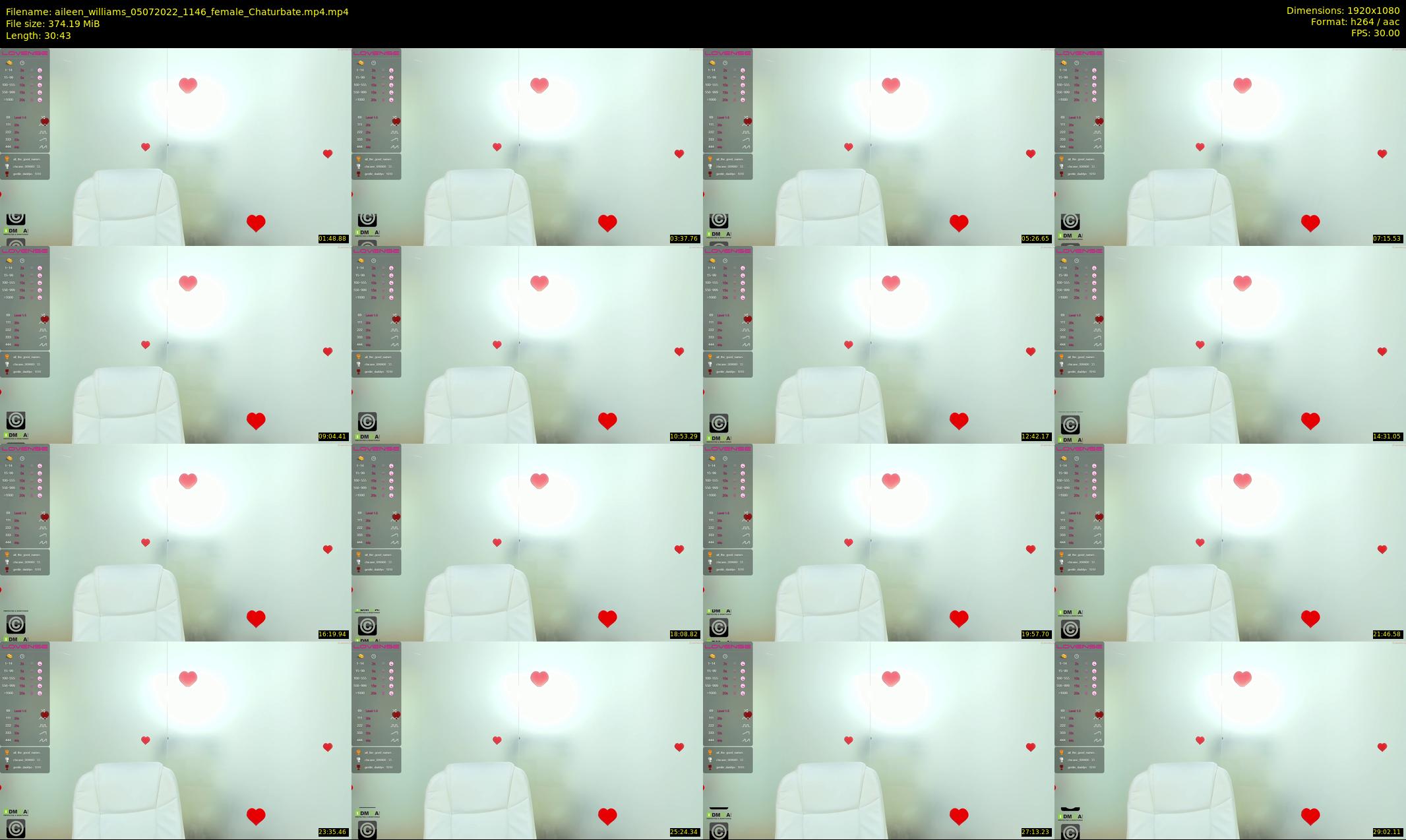 aileen_williams — 31 minute Chaturbate female cam show recording, 1080p, Jul 5, 2022