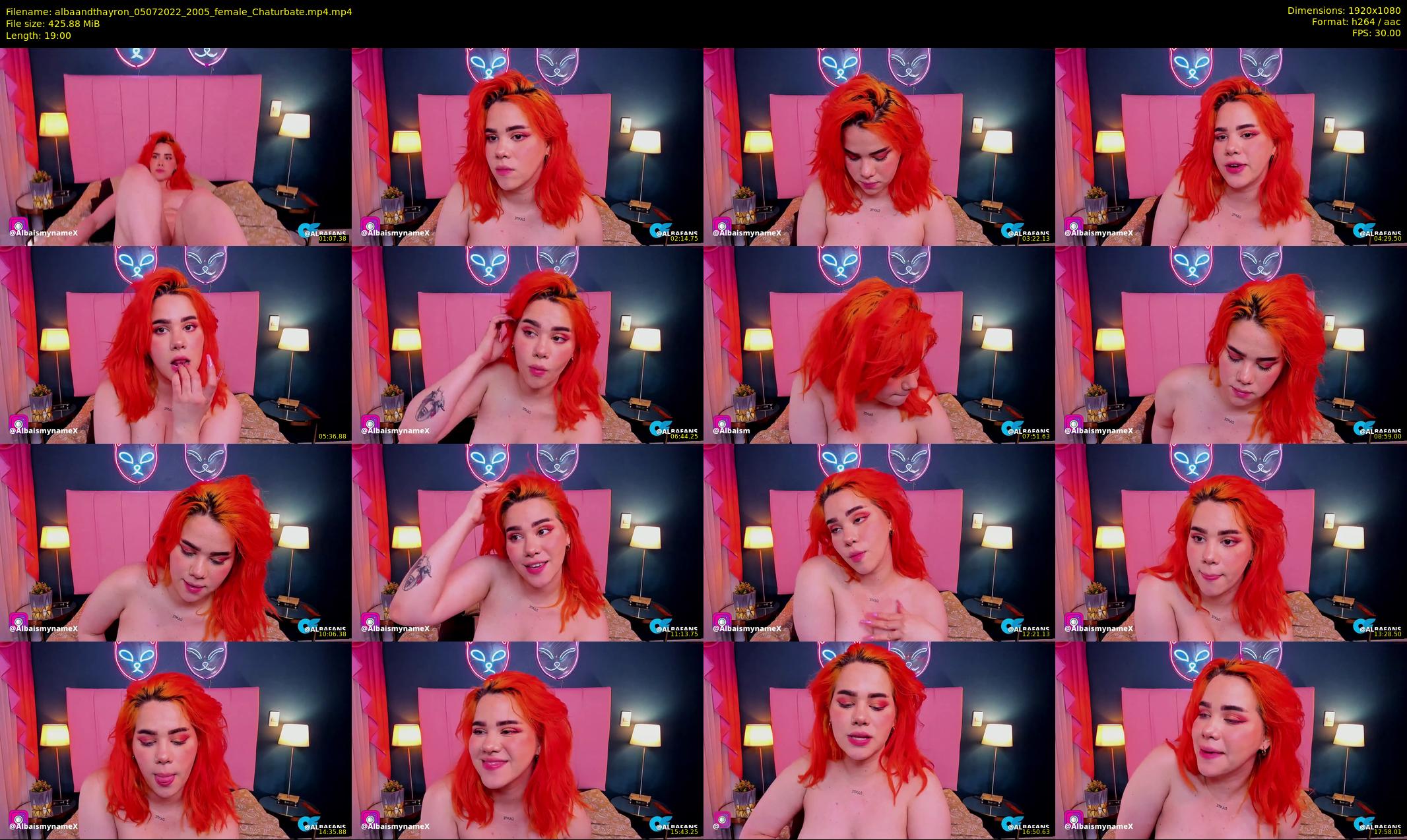 albaandthayron — 19 minute Chaturbate couple cam show recording, 1080p, Jul 5, 2022