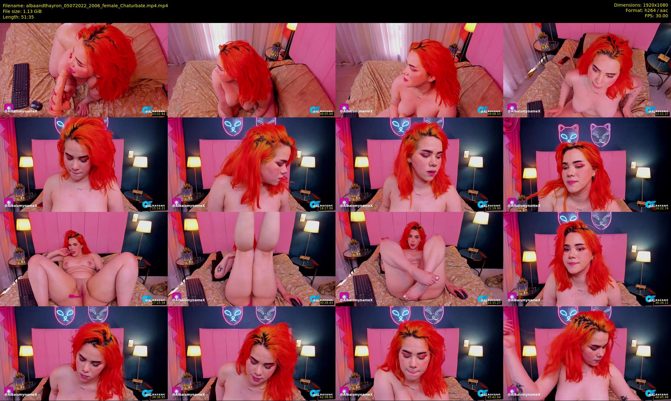 albaandthayron — 52 minute Chaturbate couple cam show recording, 1080p, Jul 5, 2022