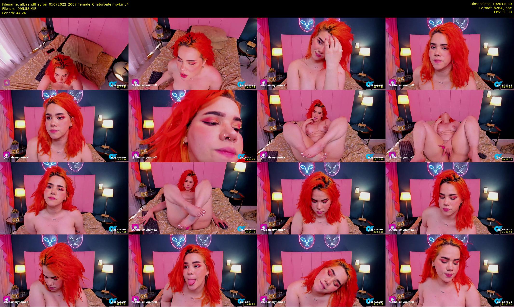 albaandthayron — 45 minute Chaturbate couple cam show recording, 1080p, Jul 5, 2022