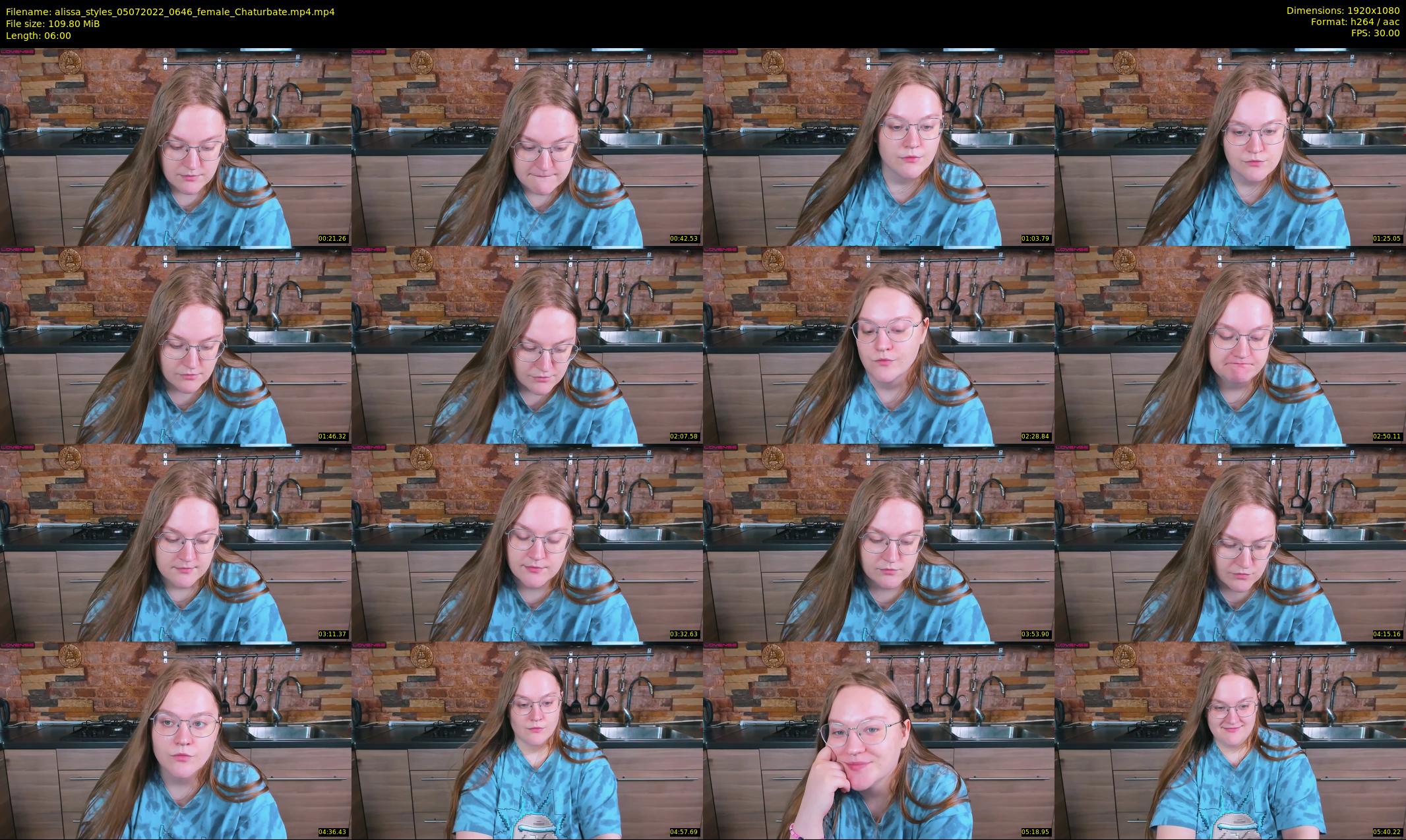 alissa_styles — 6 minute Chaturbate female cam show recording, 1080p, Jul 5, 2022