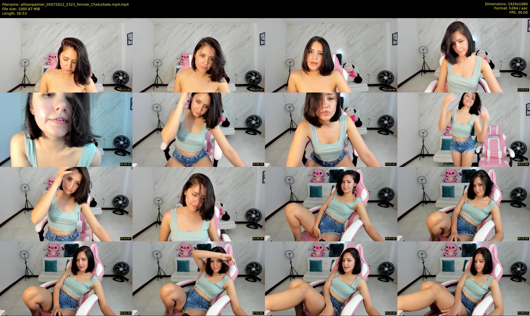 allisonpalmer — 57 minute Chaturbate female cam show recording, 1080p, Jul 5, 2022