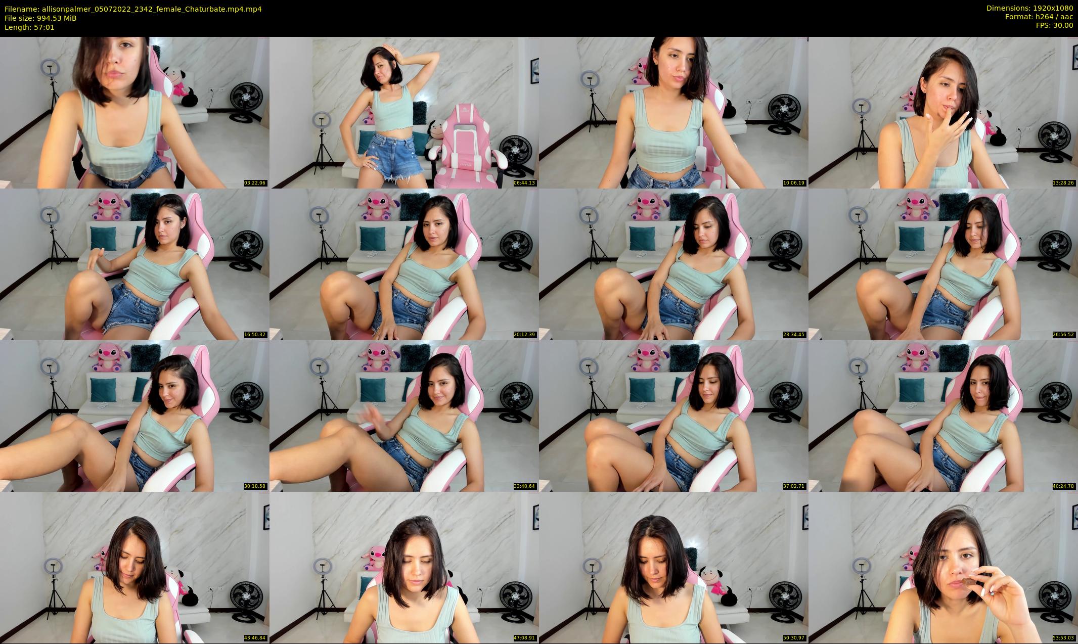 allisonpalmer — 58 minute Chaturbate female cam show recording, 1080p, Jul 5, 2022
