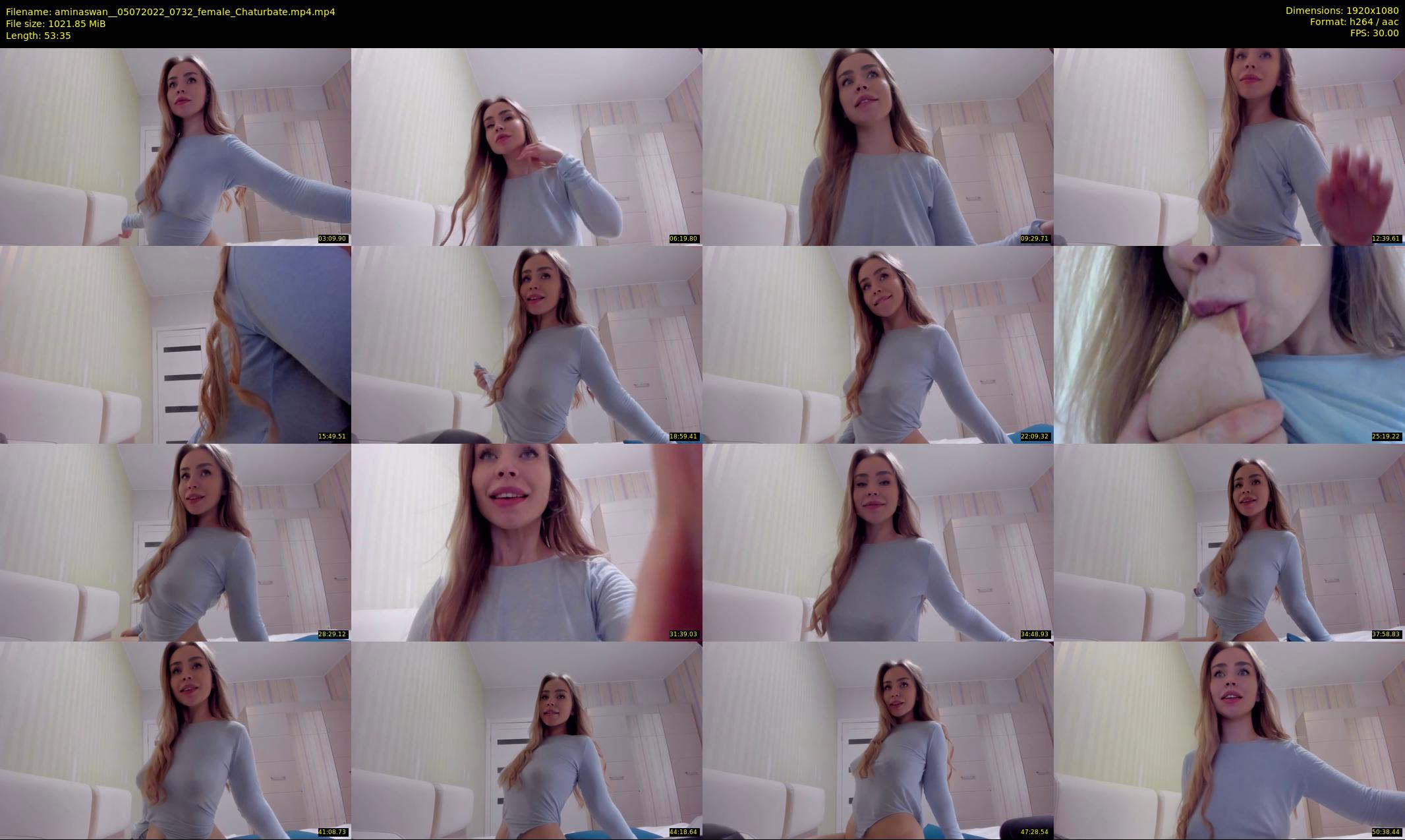 aminaswan_ — 54 minute Chaturbate female cam show recording, 1080p, Jul 5, 2022