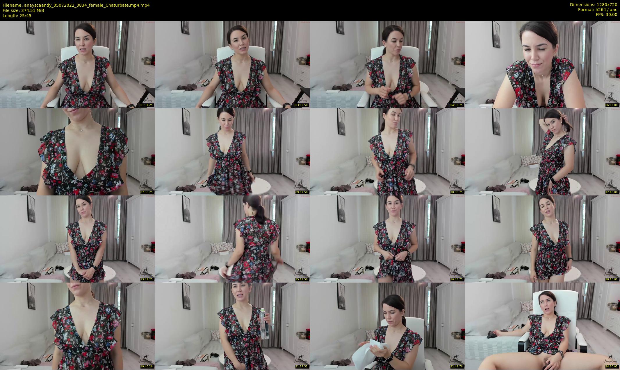 anayscaandy — 26 minute Chaturbate female cam show recording, 720p, Jul 5, 2022