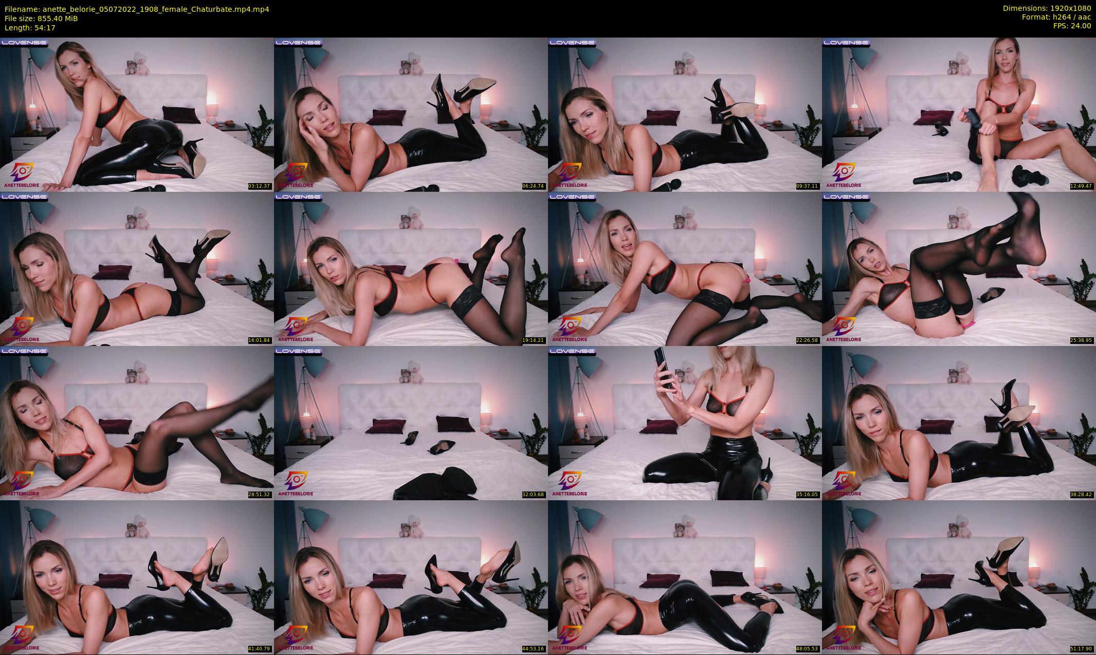 anette_belorie — 55 minute Chaturbate female cam show recording, 1080p, Jul 5, 2022
