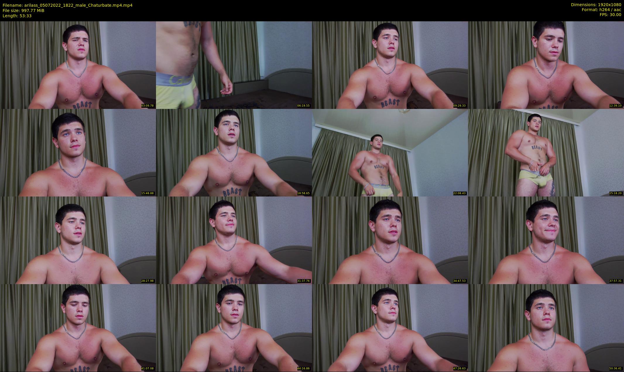 arilass — 54 minute Chaturbate male cam show recording, 1080p, Jul 5, 2022