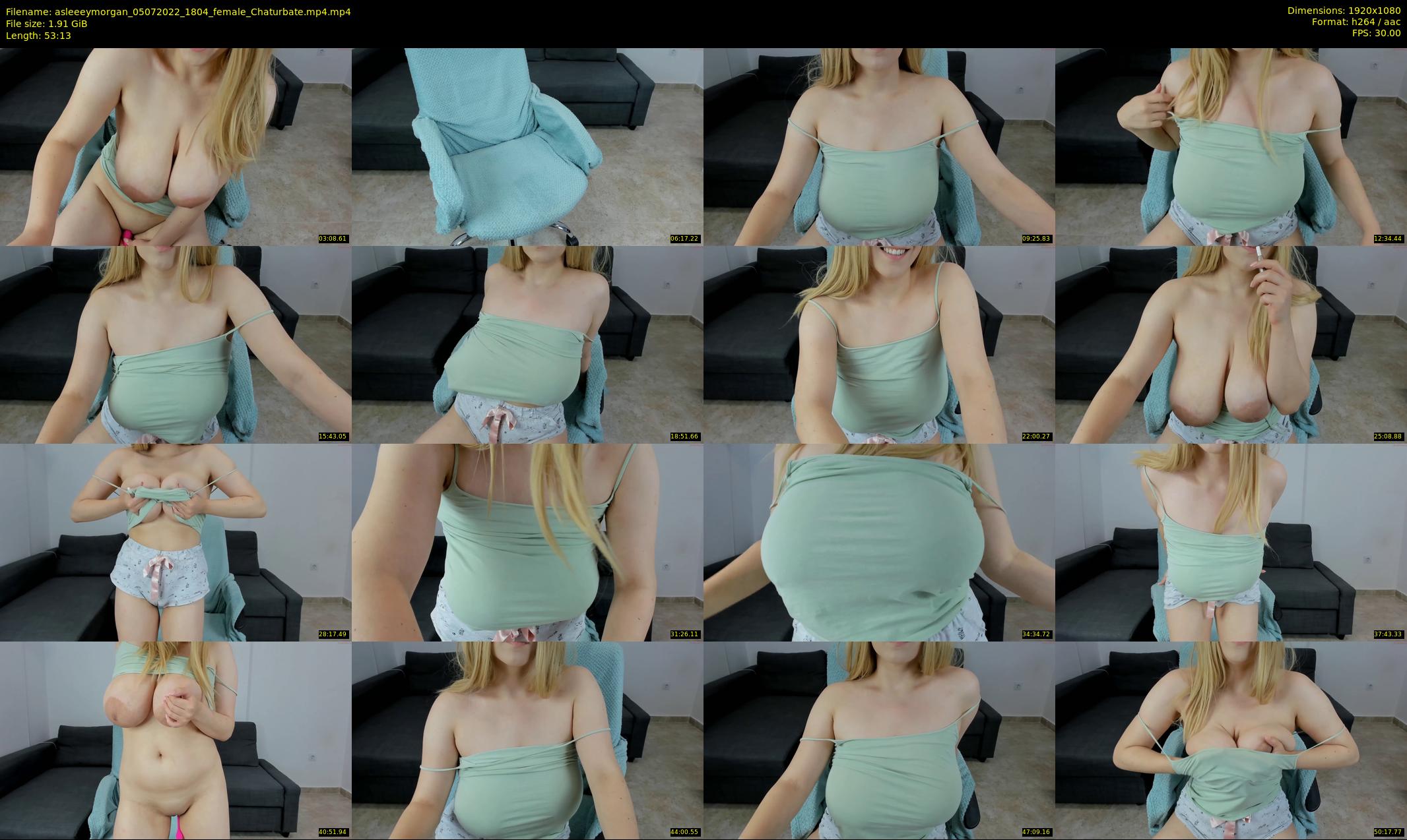 asleeeymorgan — 54 minute Chaturbate female cam show recording, 1080p, Jul 5, 2022