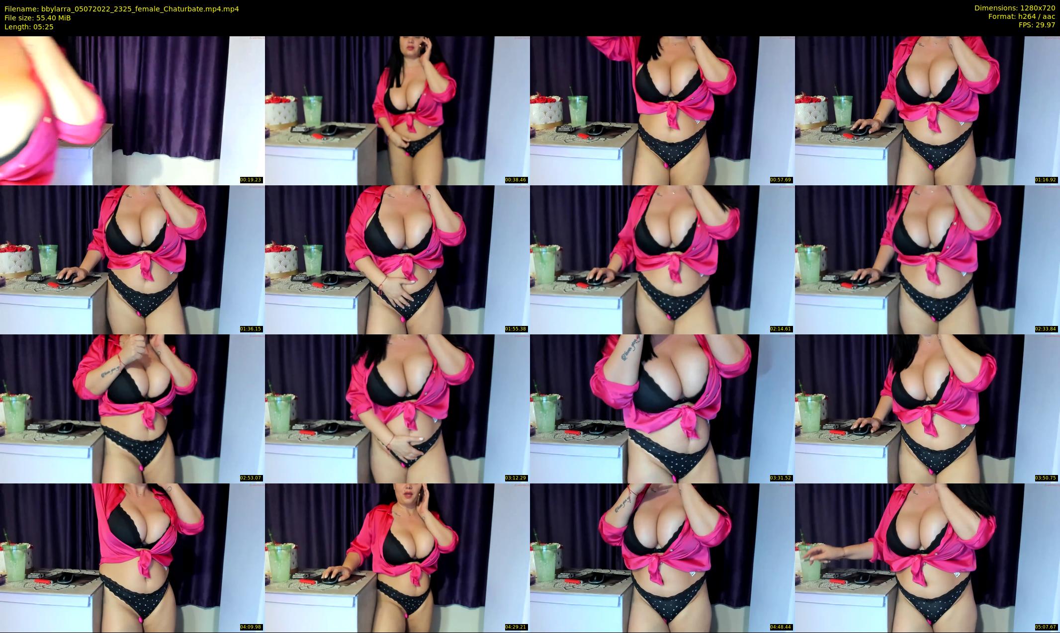 bbylarra — 6 minute Chaturbate couple cam show recording, 720p, Jul 5, 2022