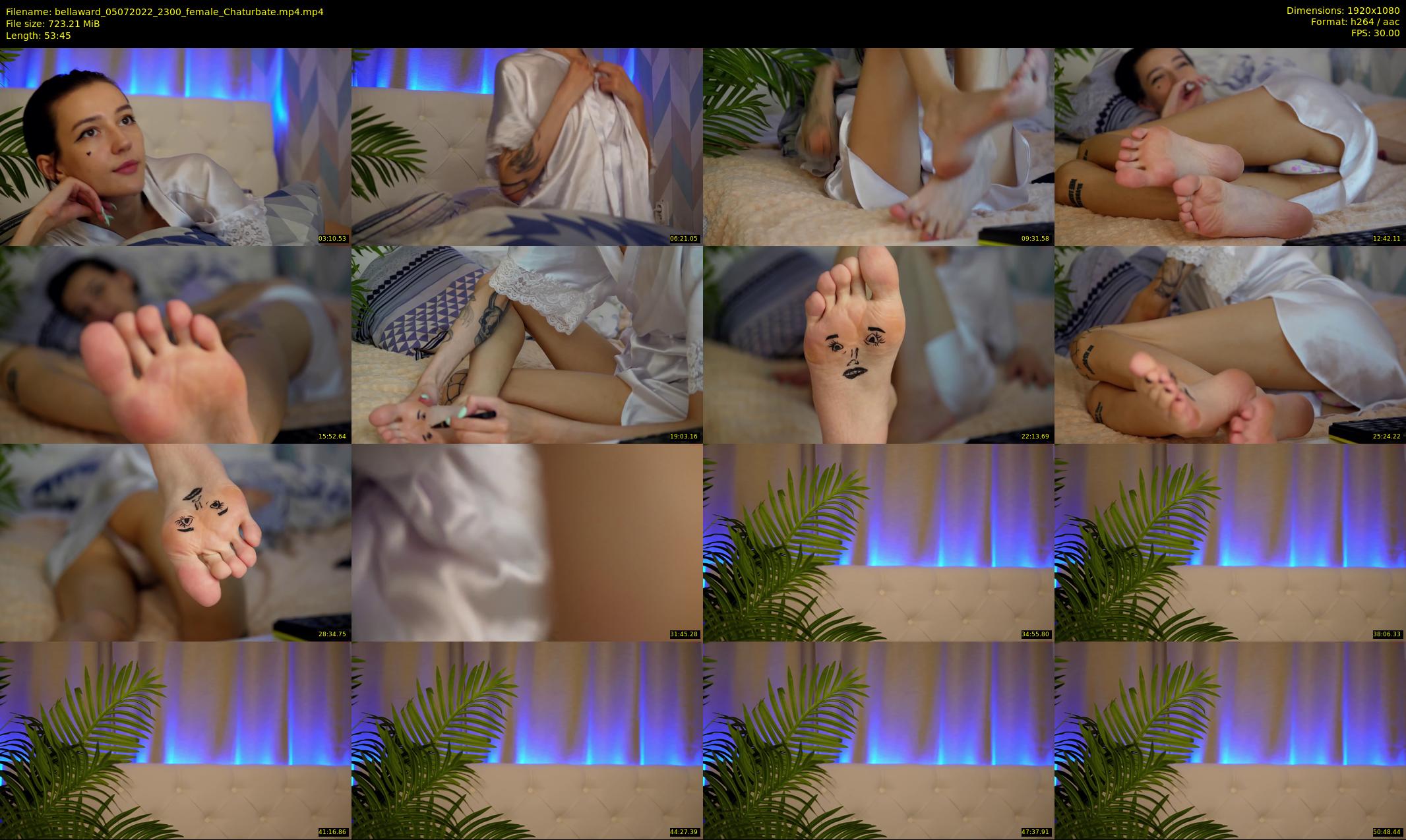 bellaward — 54 minute Chaturbate female cam show recording, 1080p, Jul 5, 2022