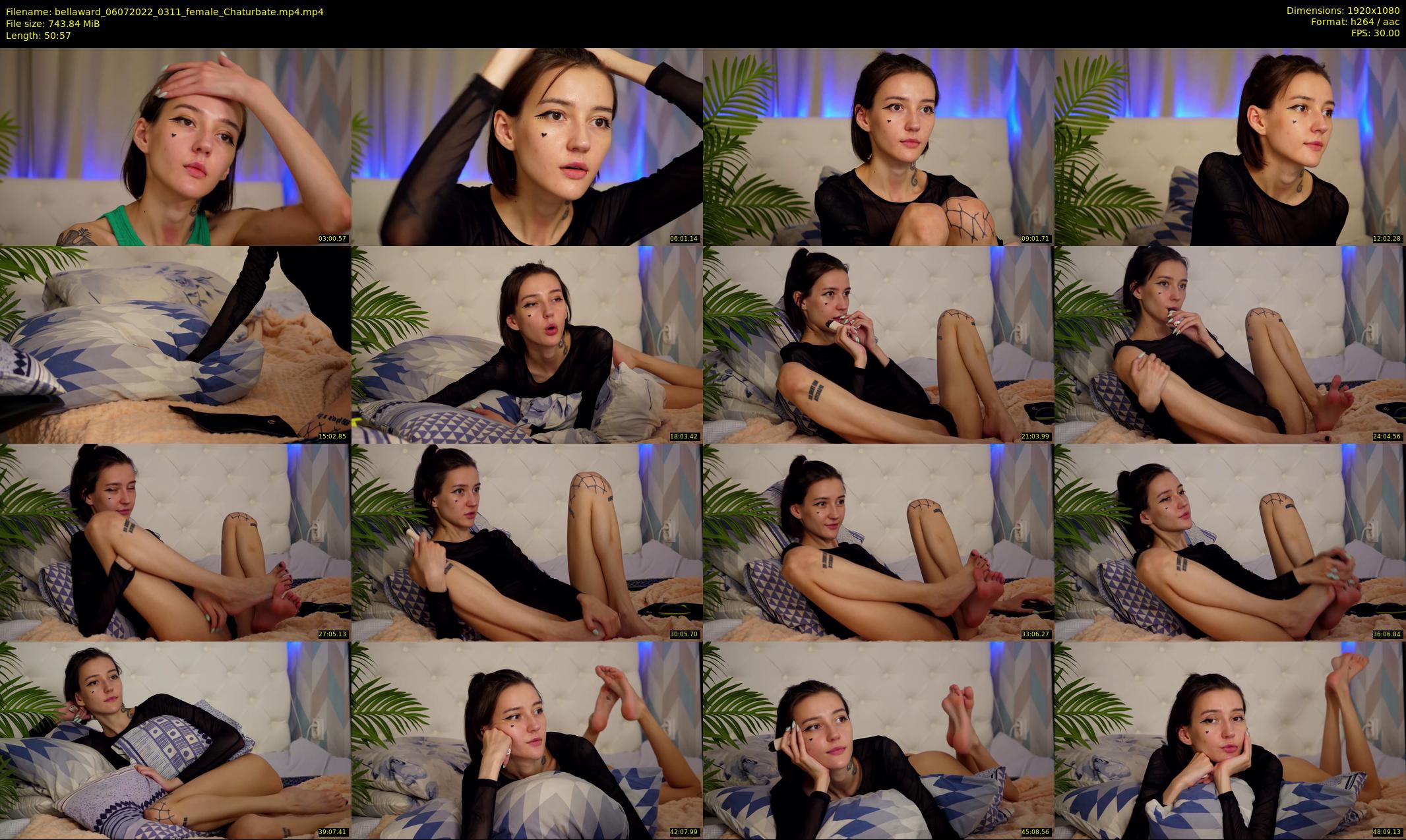 bellaward — 51 minute Chaturbate female cam show recording, 1080p, Jul 6, 2022