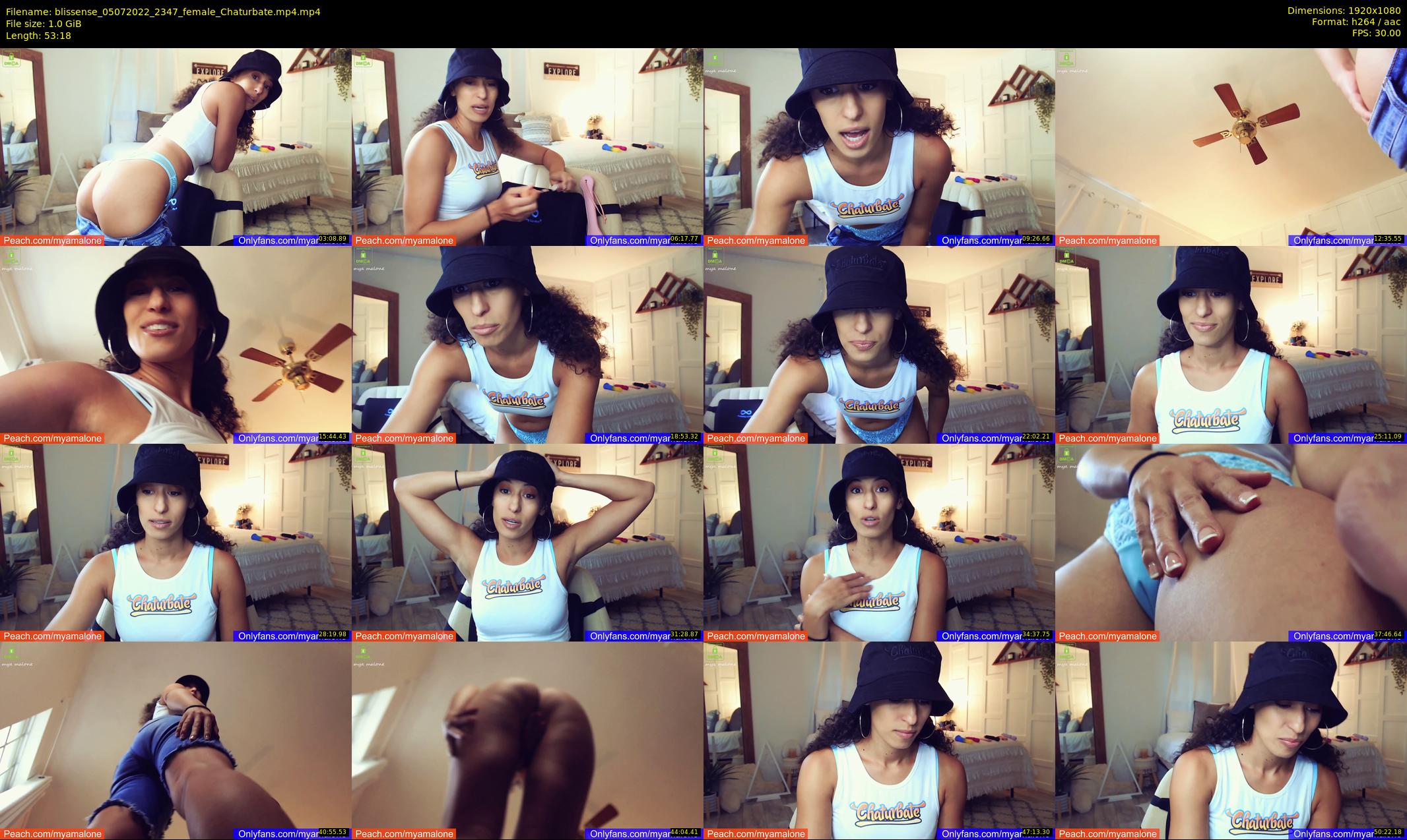 blissense — 54 minute Chaturbate female cam show recording, 1080p, Jul 5, 2022